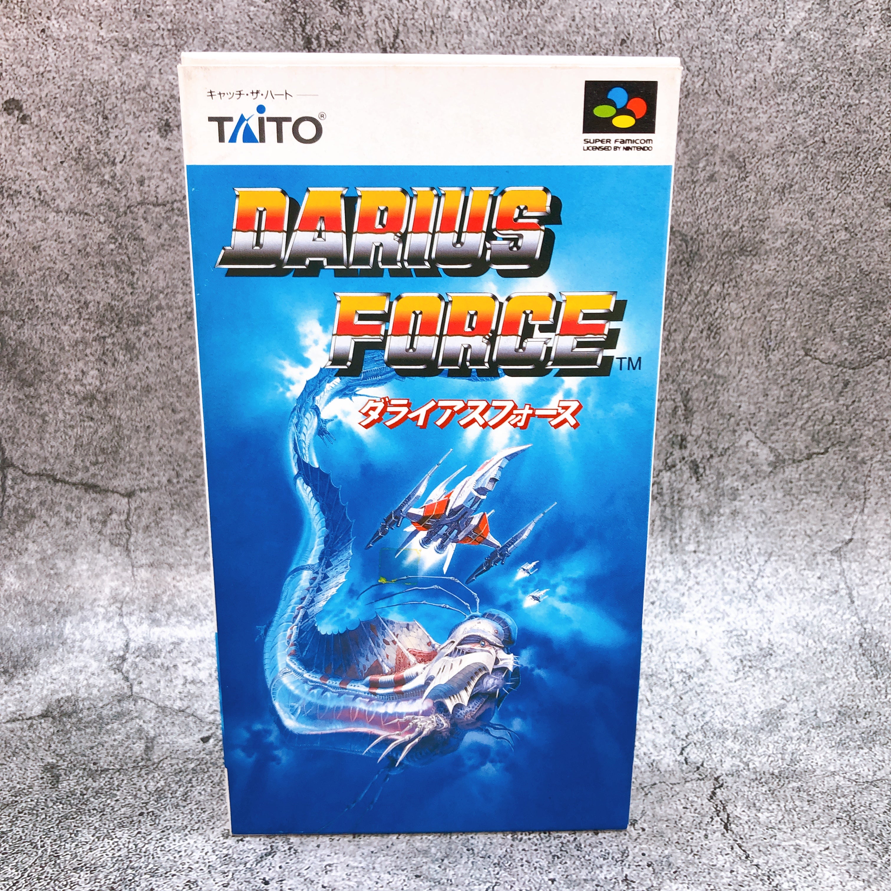 Nintendo Super Famicom Darius Force Taito Japan SNES SFC Shooting Game in Stock
