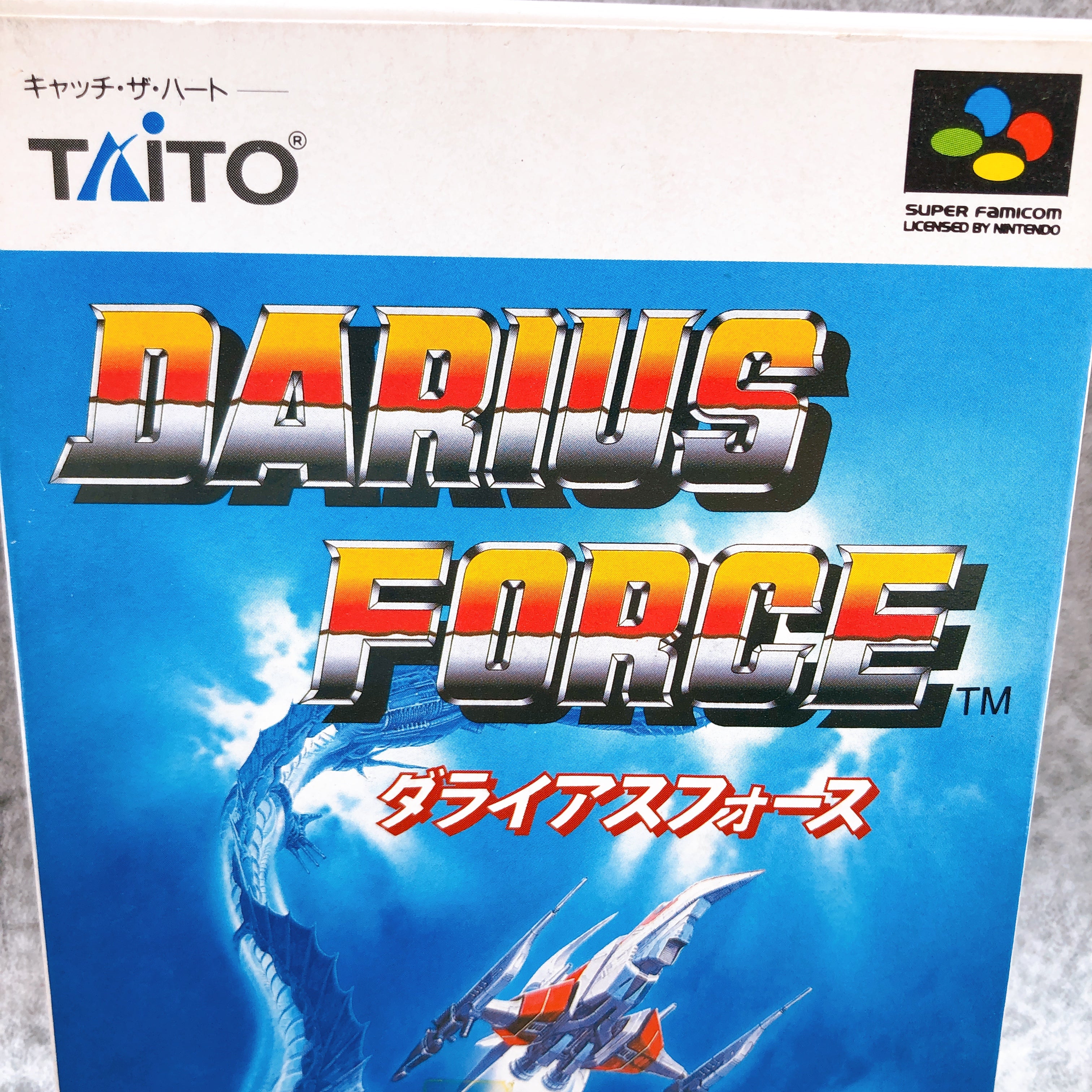 Nintendo Super Famicom Darius Force Taito Japan SNES SFC Shooting Game in Stock