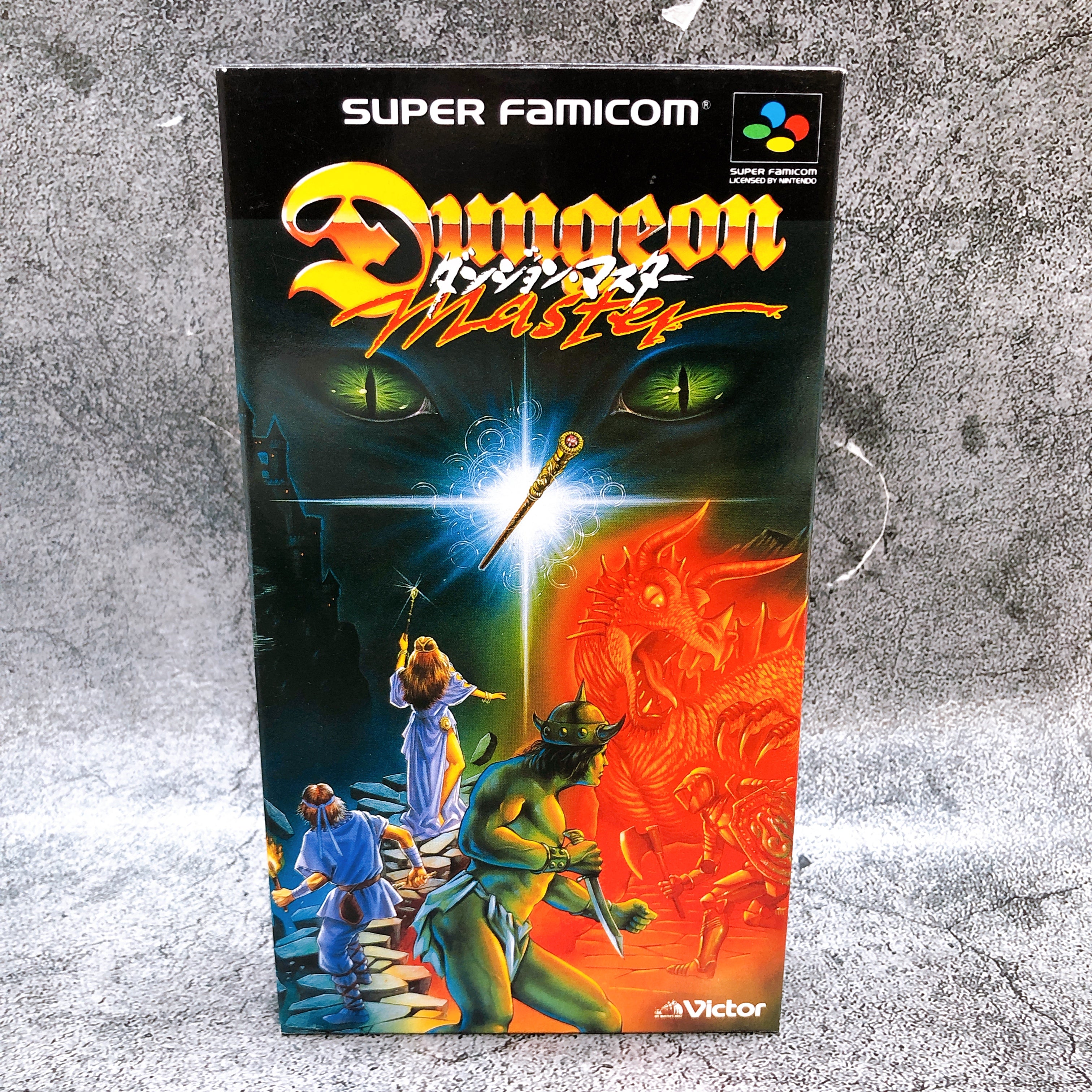 Nintendo Super Famicom Dungeon Master RPG Victor Japan SNES SFC Game FASTSHIP