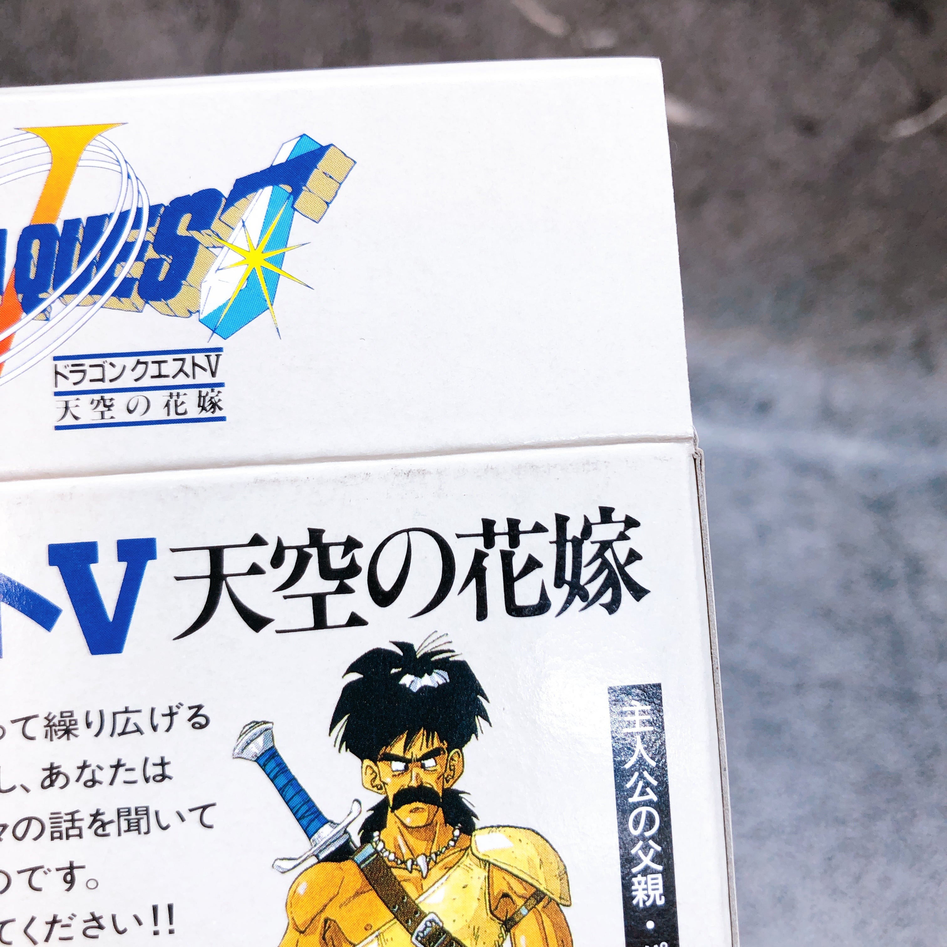 Nintendo Super Famicom Dragon Quest V Hand of the Heavenly Bride SFC Enix Japan
