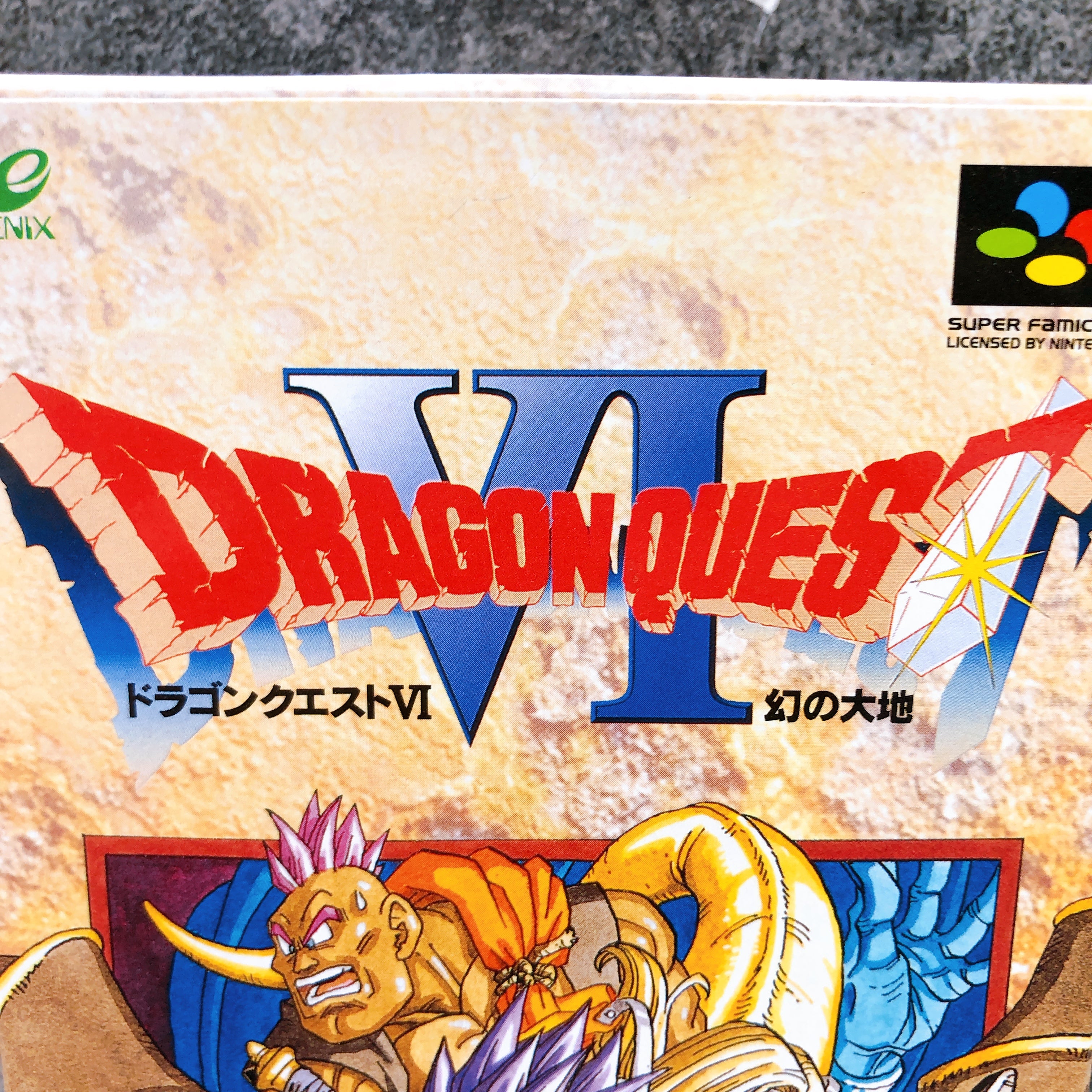 Nintendo Super Famicom Dragon Quest VI 6 DQ ENIX Japan SNES SFC Game i