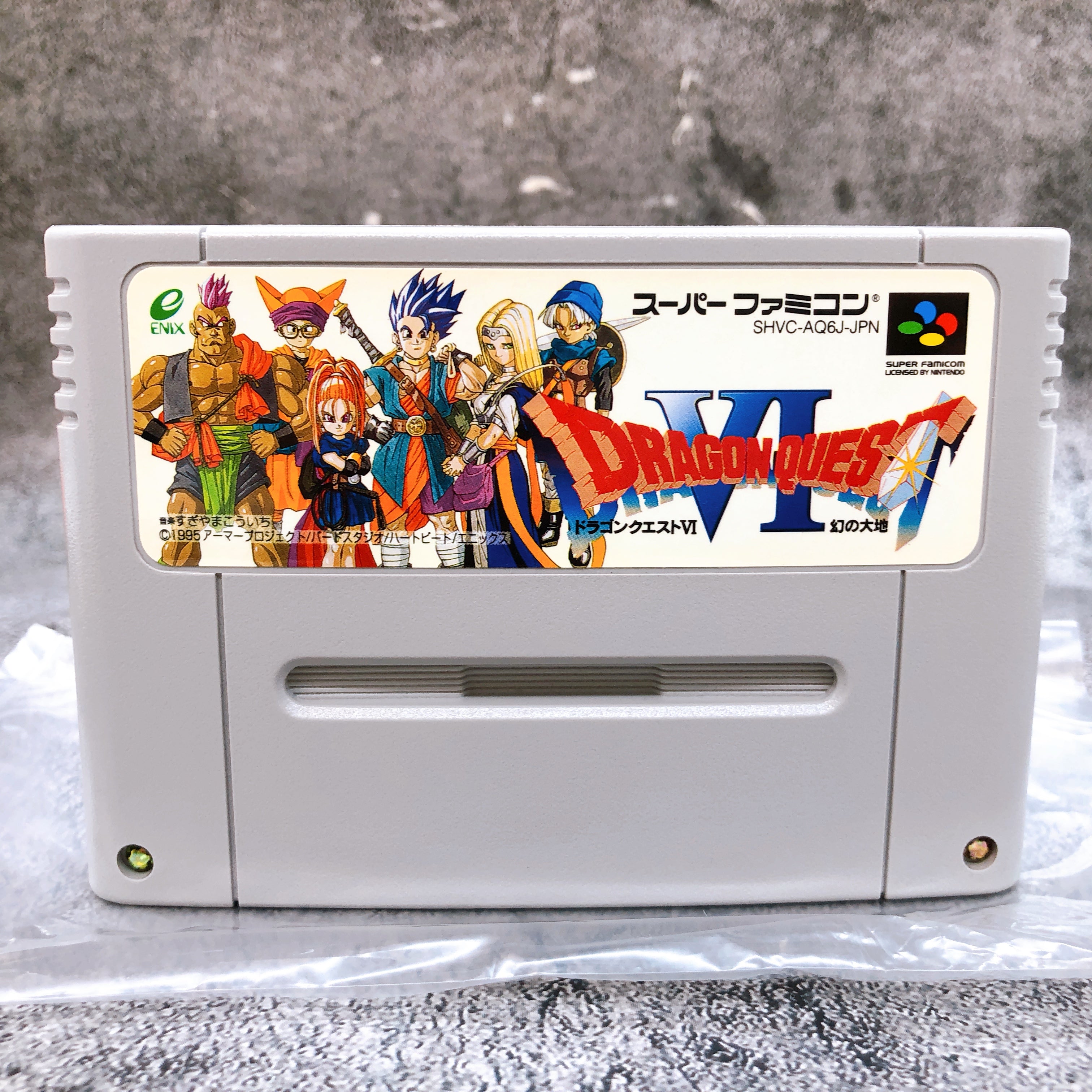 Nintendo Super Famicom Dragon Quest VI 6 DQ ENIX Japan SNES SFC Game in Stock