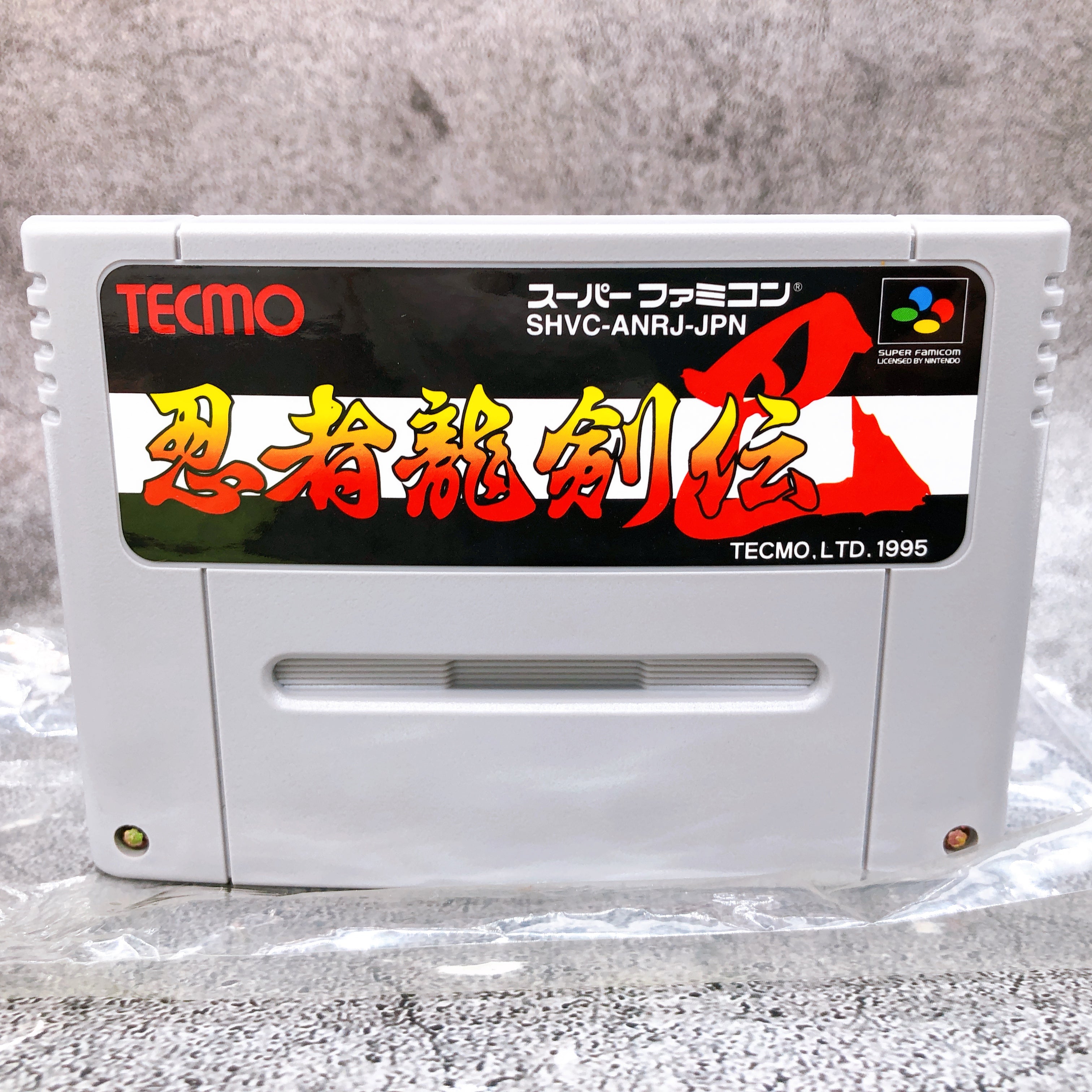 Nintendo Super Famicom Ninja Ryukenden Tomoe Tecmo Japan SNES SFC Game in Stock