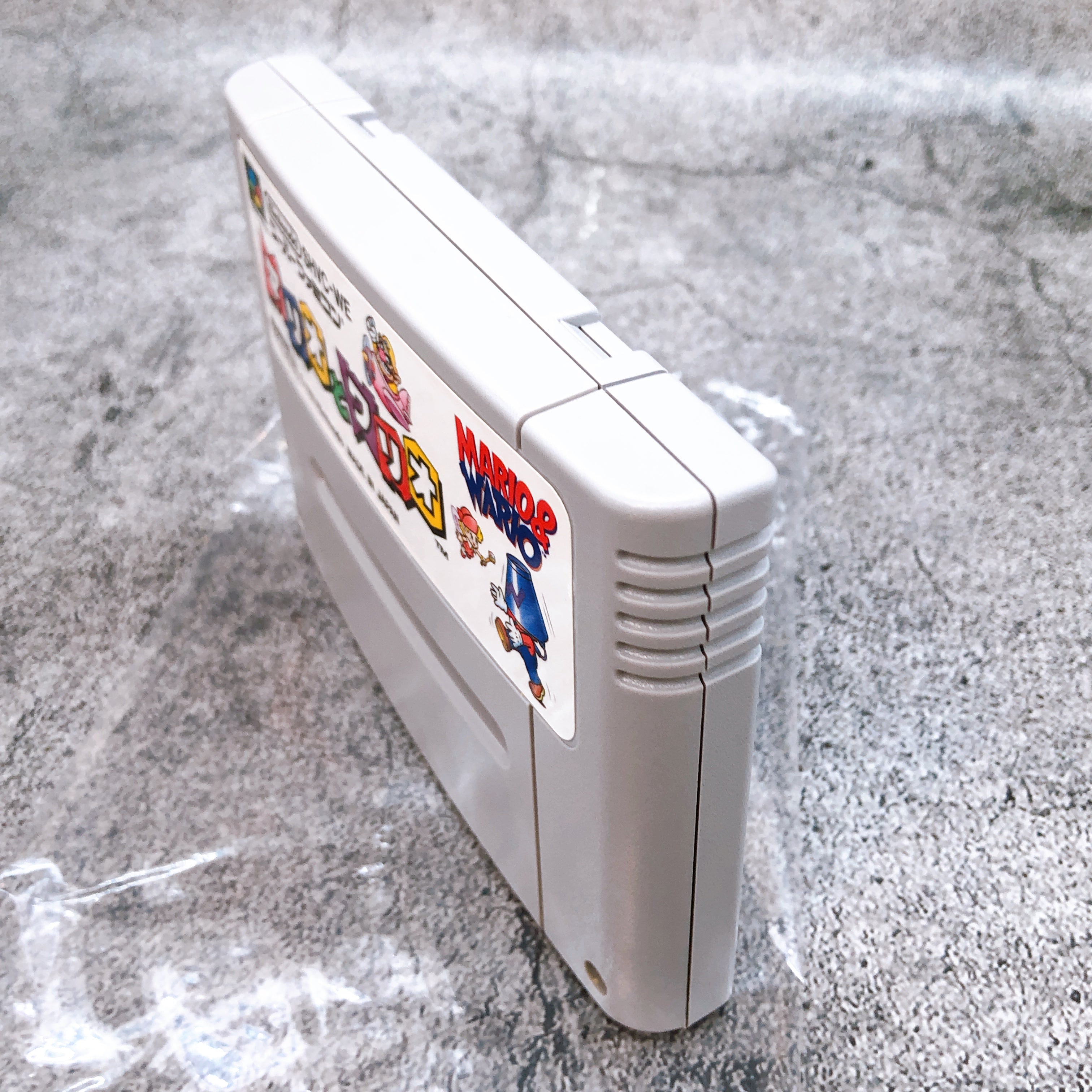 Nintendo Super Famicom Mario & Wario Mouse SET Japan SNES SFC Game