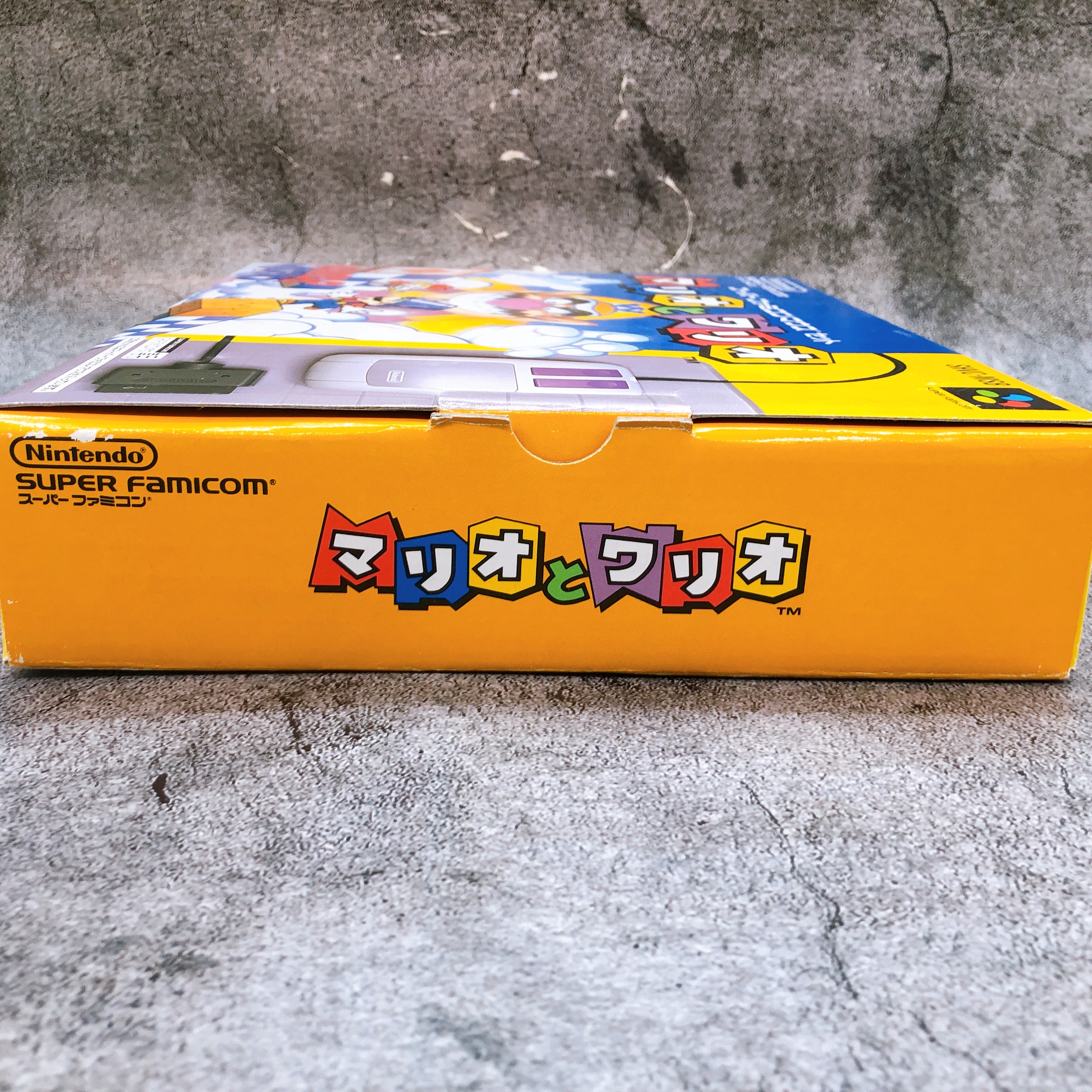 Nintendo Super Famicom Mario & Wario Mouse SET Japan SNES SFC Game