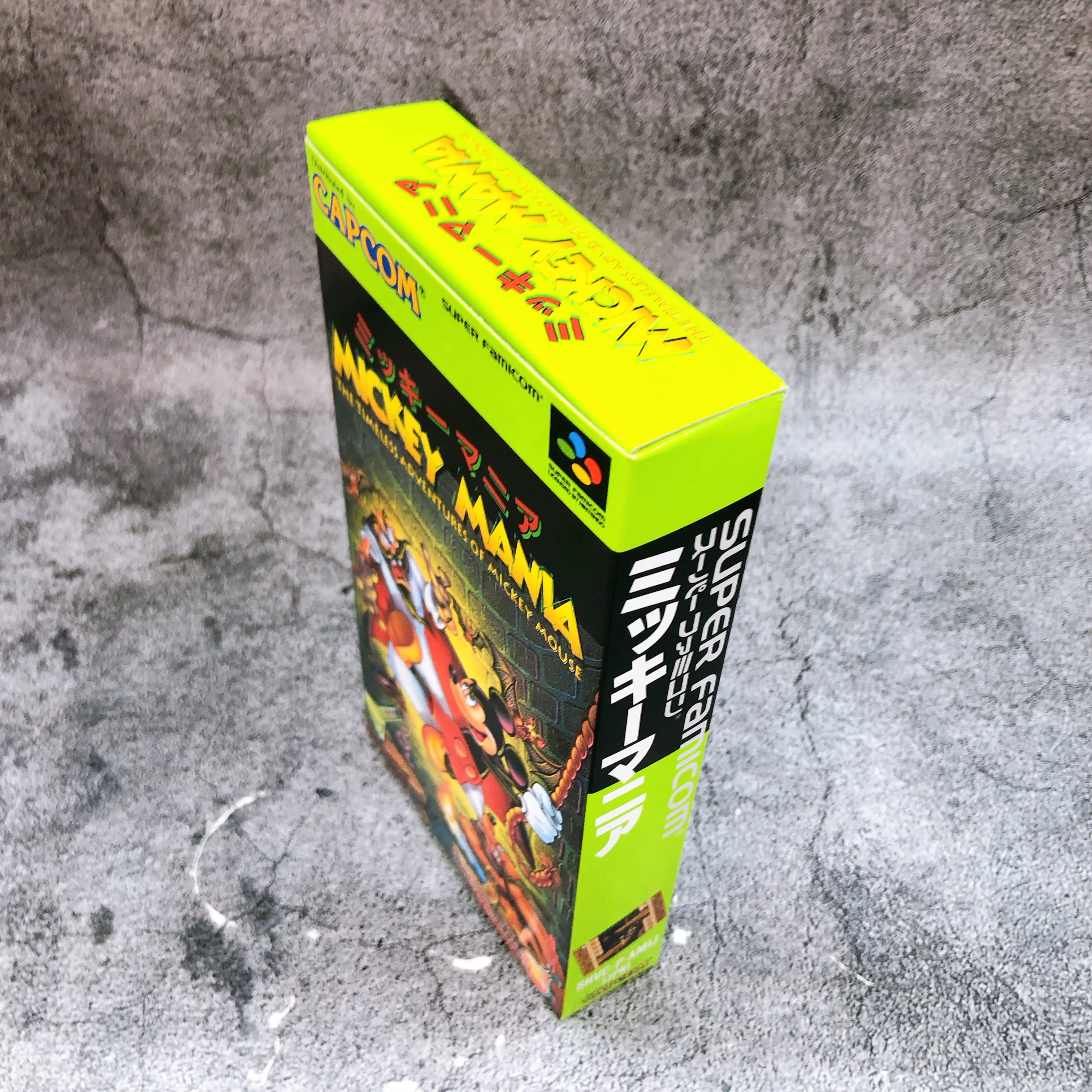 Nintendo Super Famicom Mickey Mania Capcom Japan SNES SFC Game in Stock