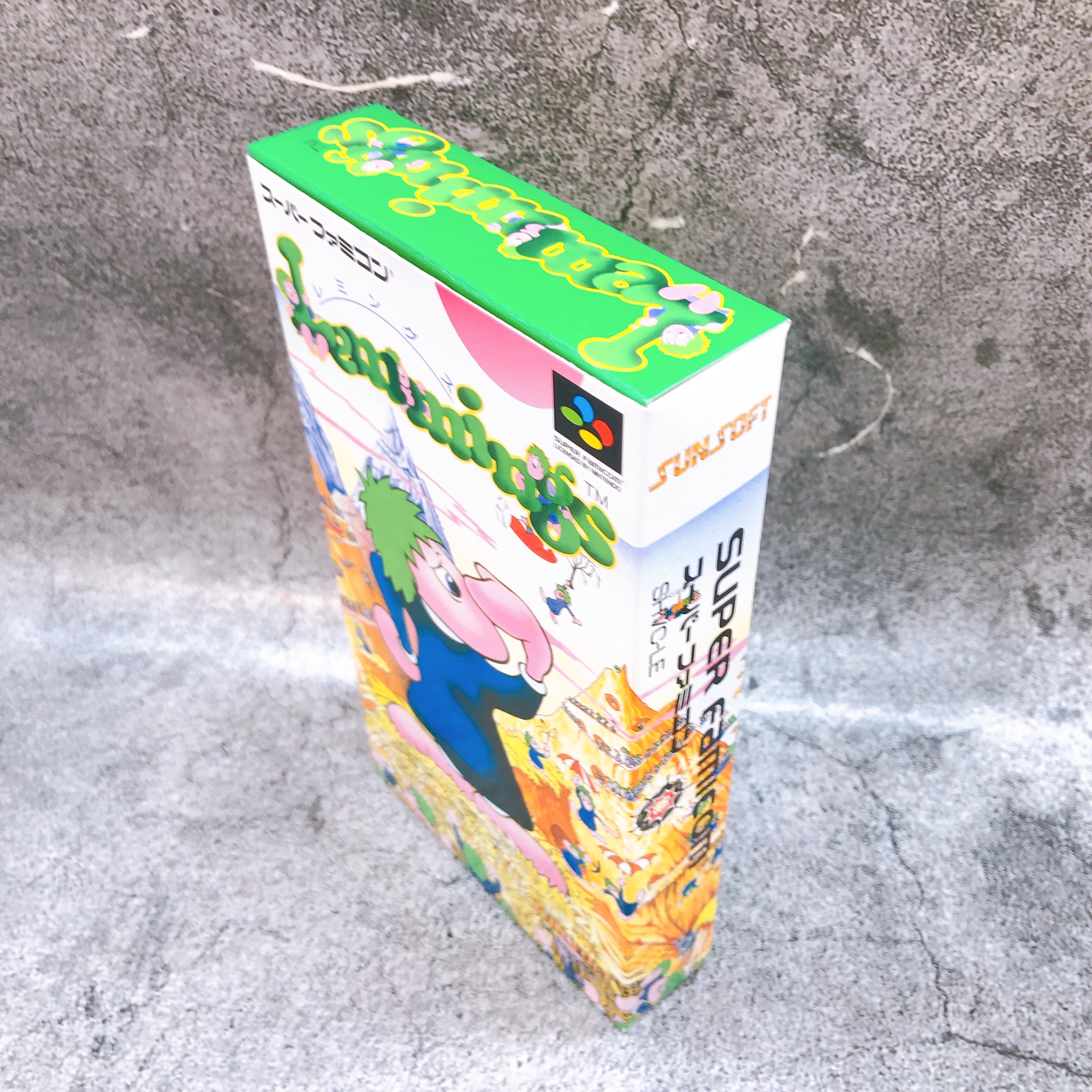 Nintendo Super Famicom Lemmings Sonsoft Japan SNES SFC Game in Stock