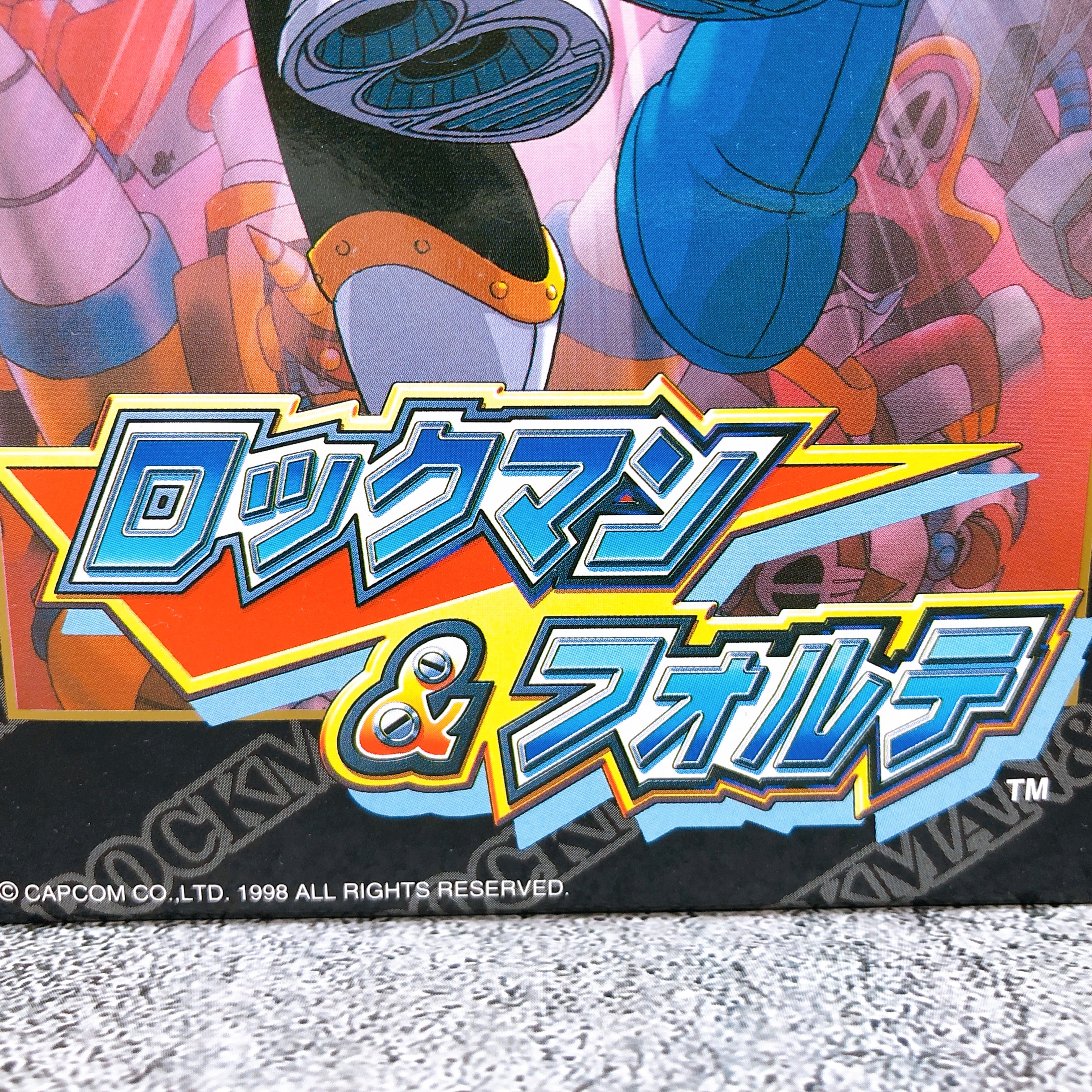 Nintendo Super Famicom Rockman & Forte / Mega Man & Bass CAPCOM SNES SFC Game