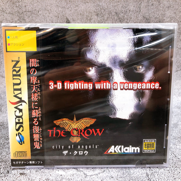 Sega Saturn The Crow City of Angels SS 3D Fighting Game Acclaim Japan Sealed New