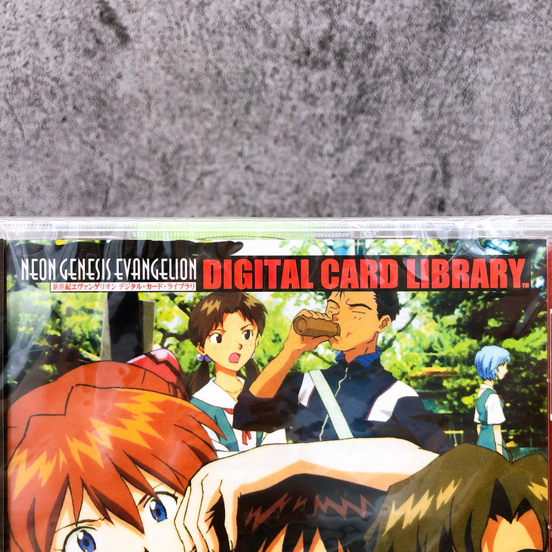 Sega Saturn Neon Genesis Evangelion Digital Card Library SS Game Sealed New