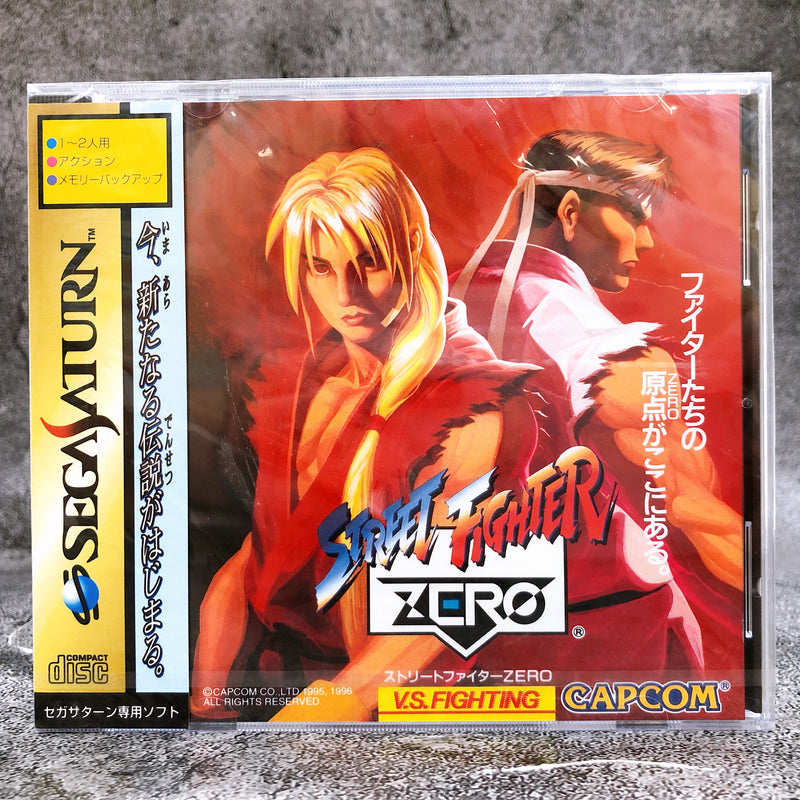 Sega Saturn Street Fighter Zero SS Capcom Japan Fighting Game Sealed New