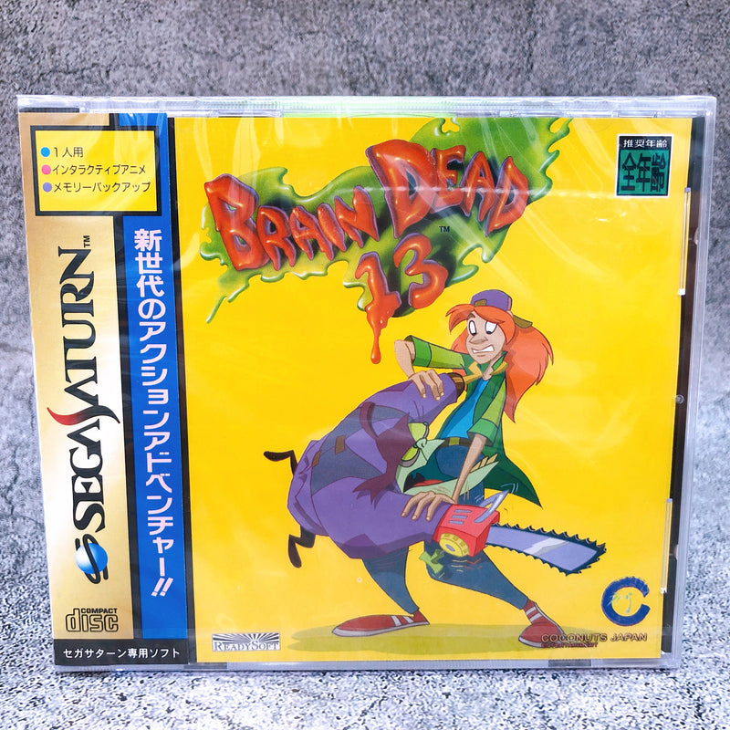 Sega Saturn BRAIN DEAD 13 SS Game Coconuts Japan Sealed New