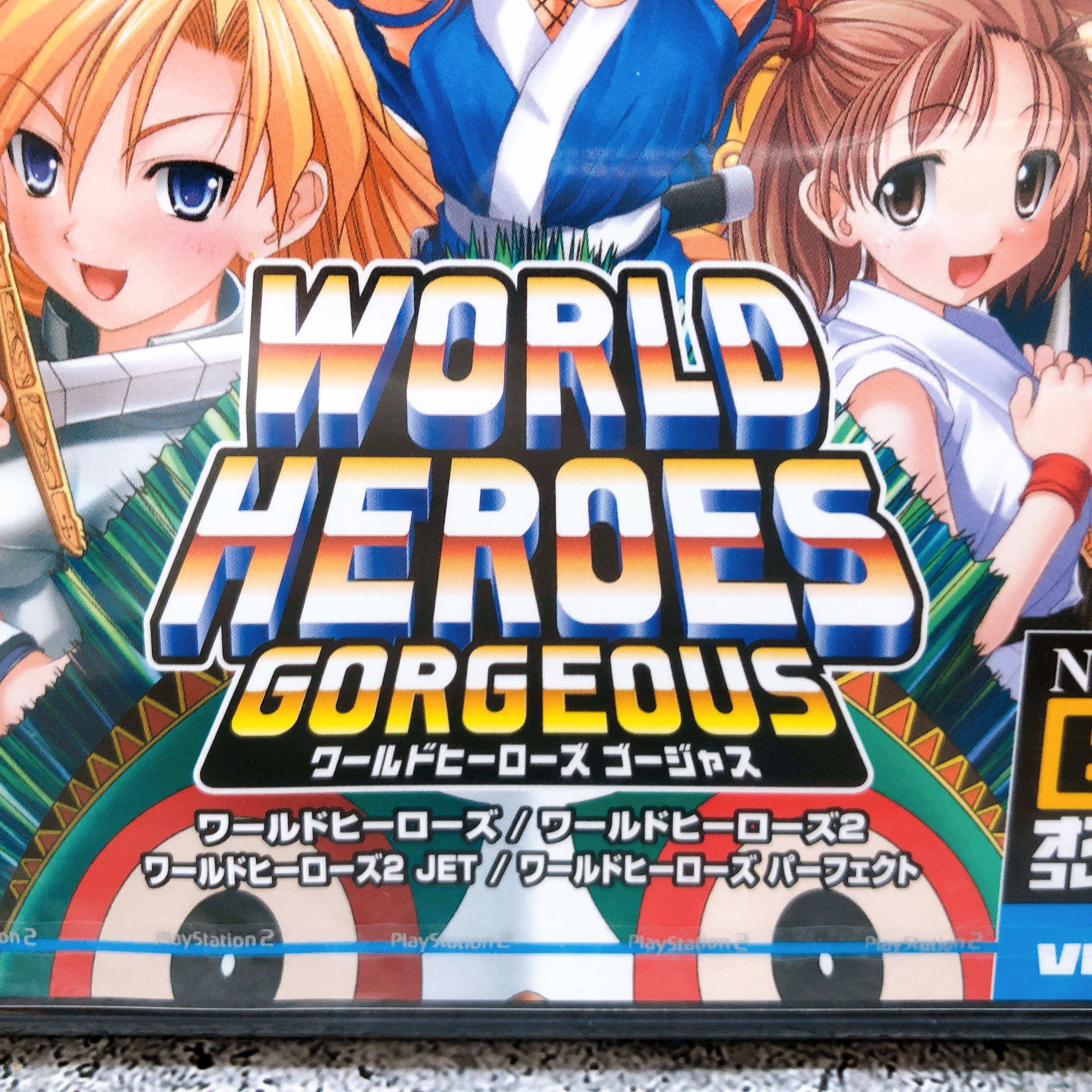 Playstation 2 World Heroes Gorgeous PS2 SNK Fighting Japan Game Sealed New
