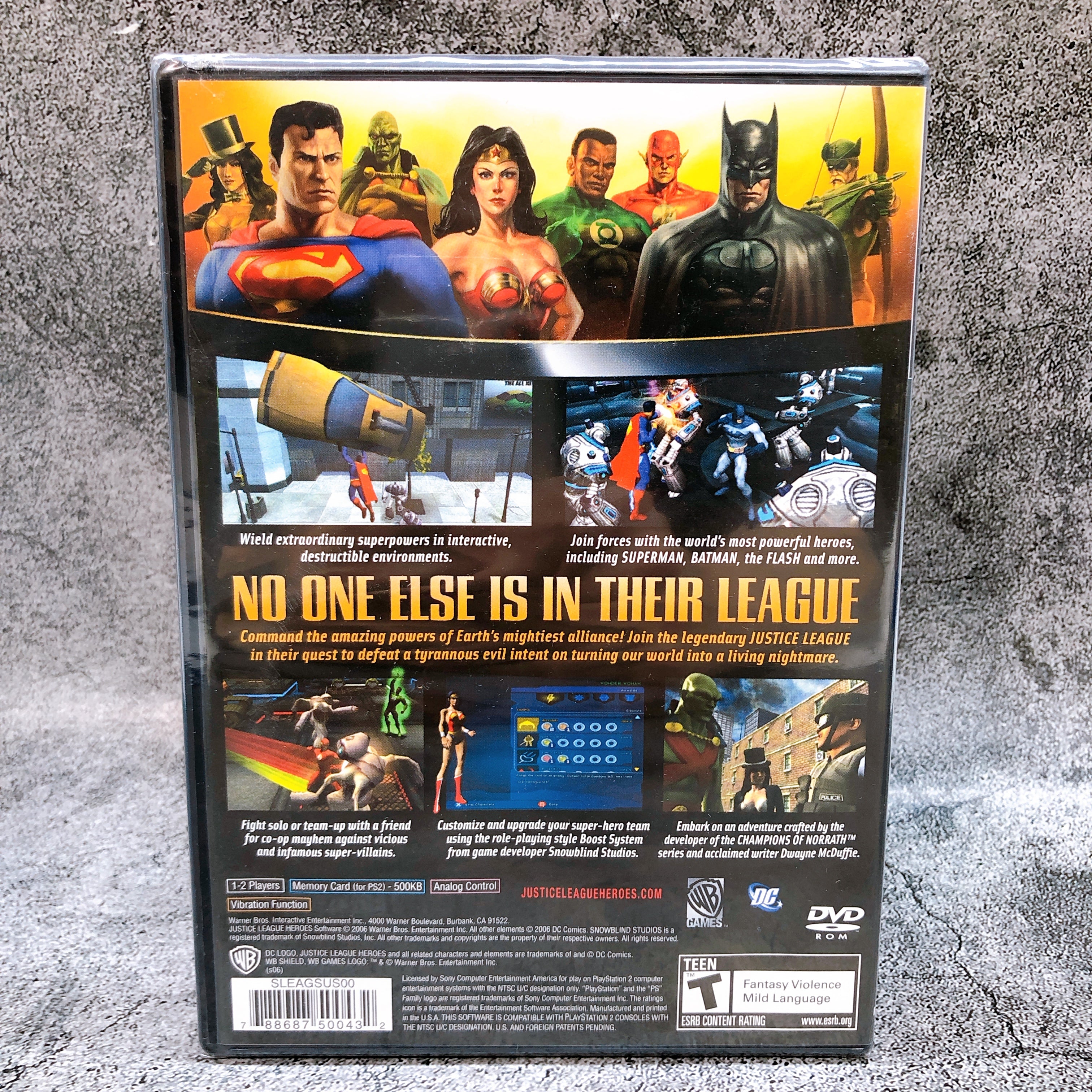 PlayStation 2 Justice League Heroes PS2 Warner Bros. Game Sealed New