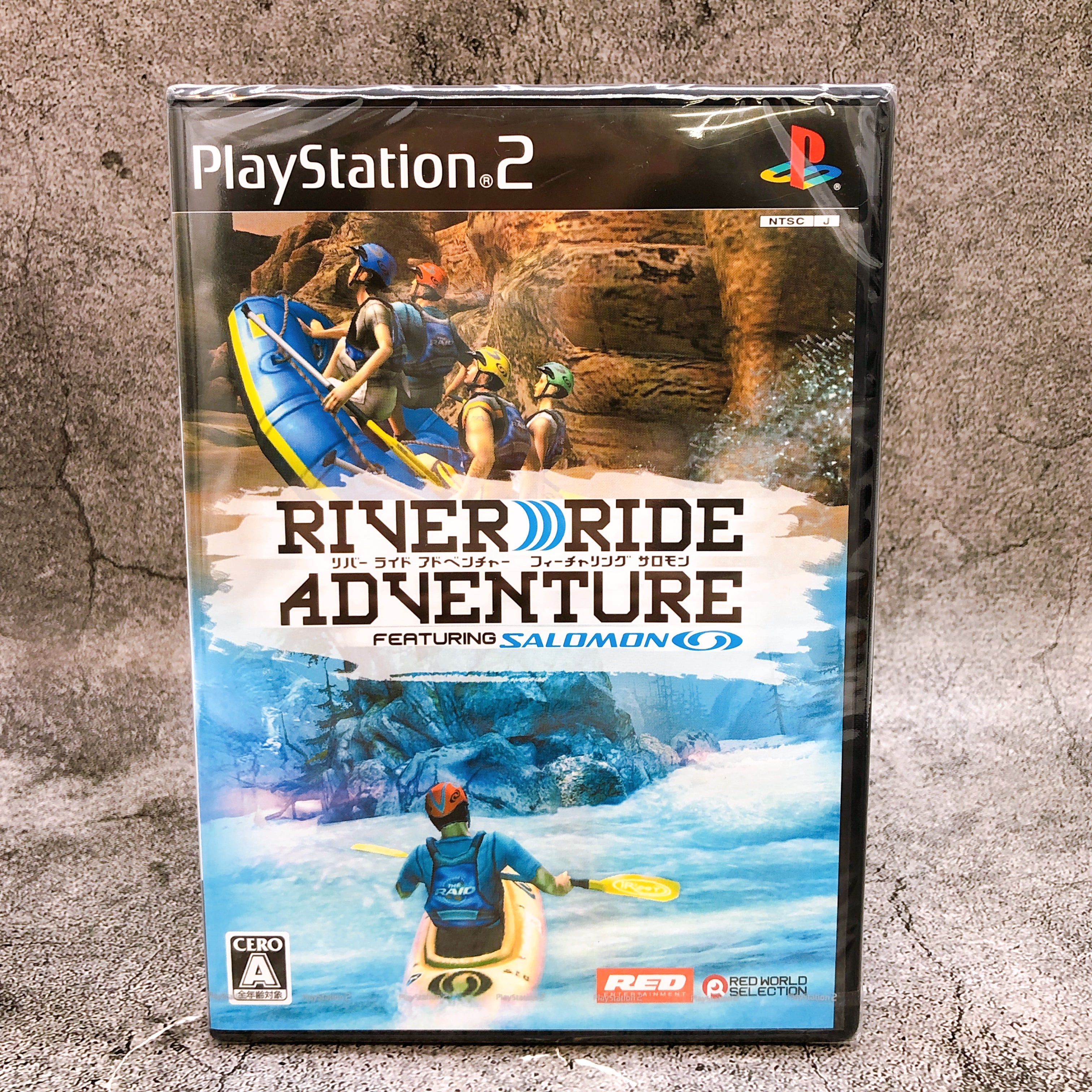 Playstation 2 River Ride Adventure featuring Salomon PS2 Japan Game Sealed New