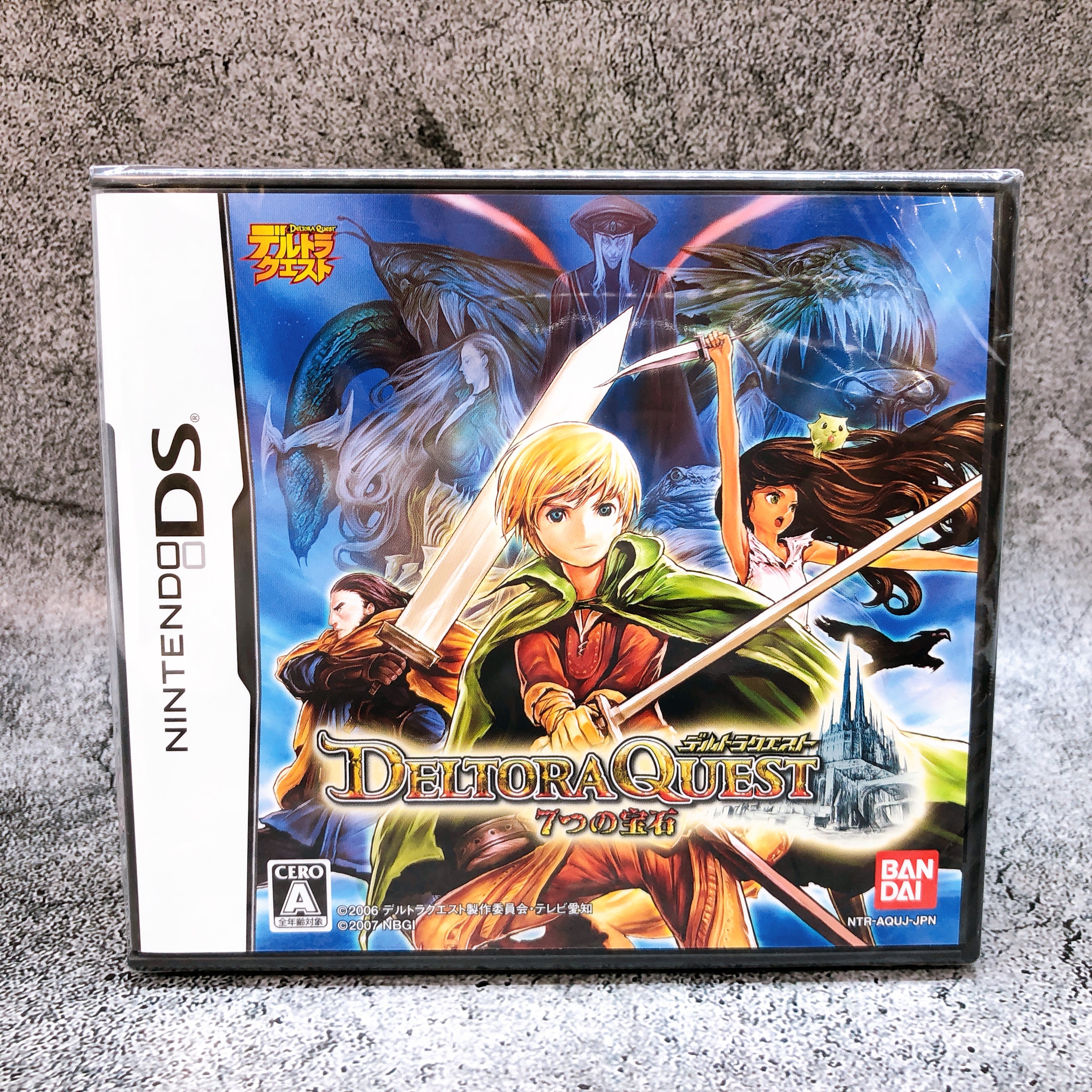 Nintendo DS Deltora Quest The Seven Gems RPG Bandai Namco Game Japan Sealed NEW