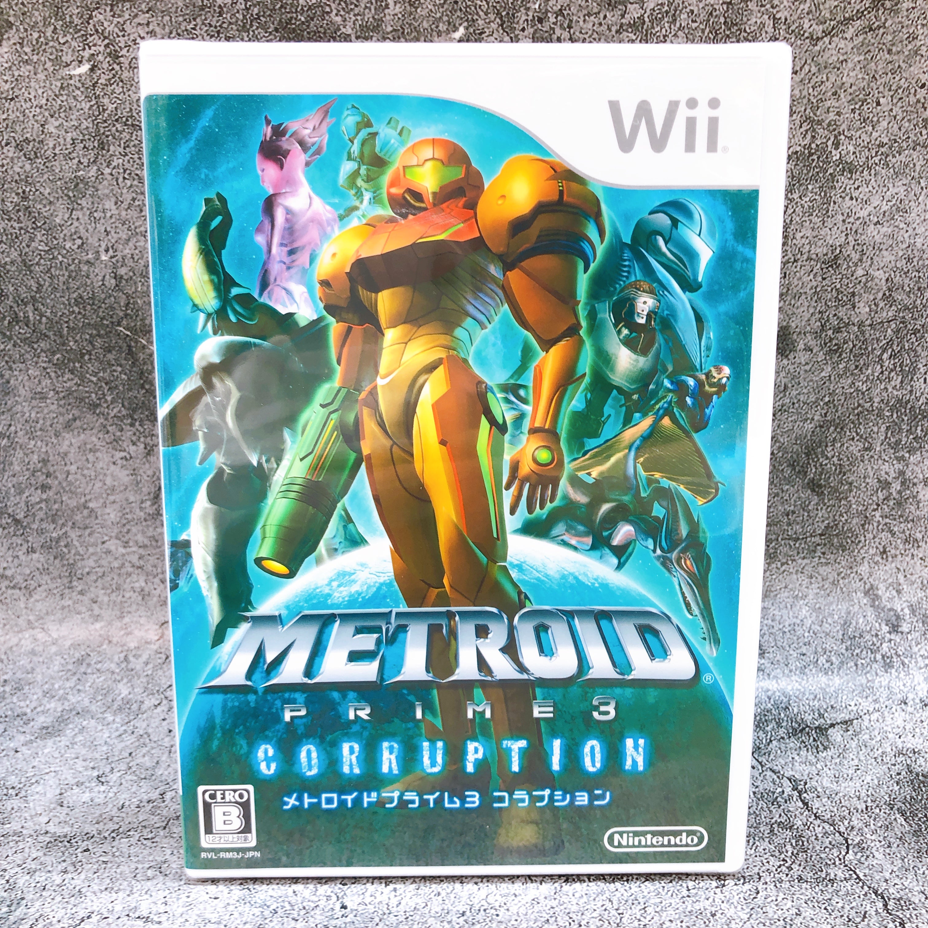 Nintendo Wii Metroid Prime 3 Corruption ADV Adventure Japan Game Sealed FASTSHIP