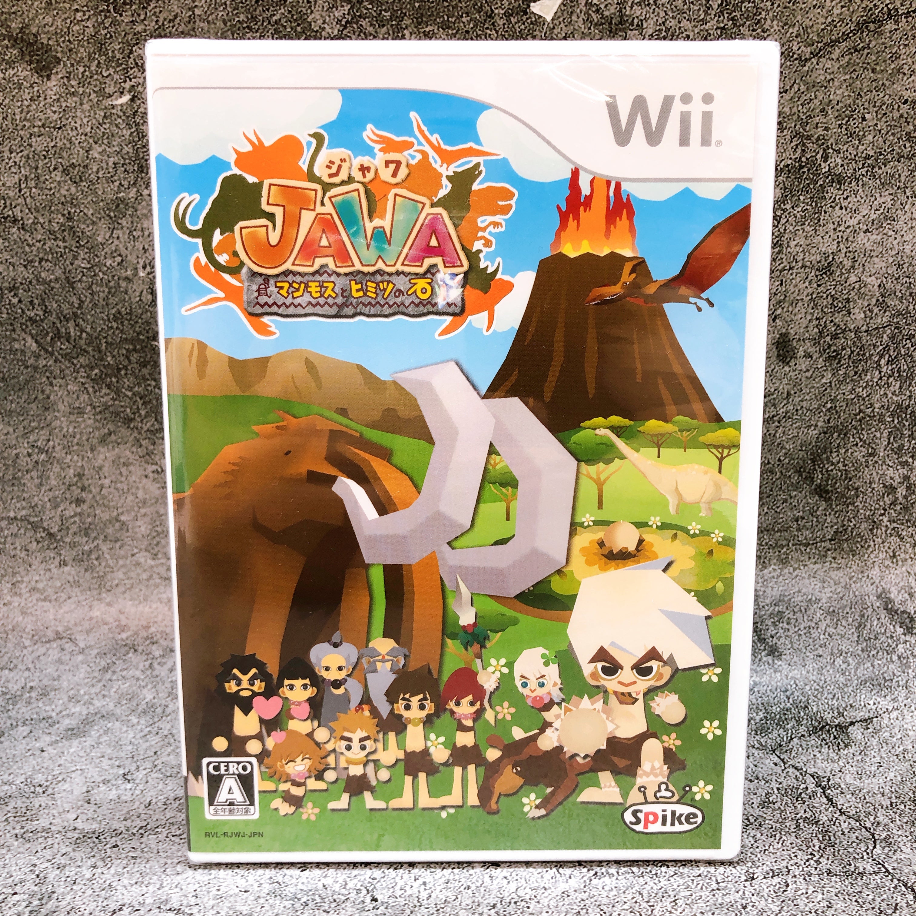 Nintendo Wii JAWA Mammoth to Himitsu no Ishi Spike Japan Game Sealed F