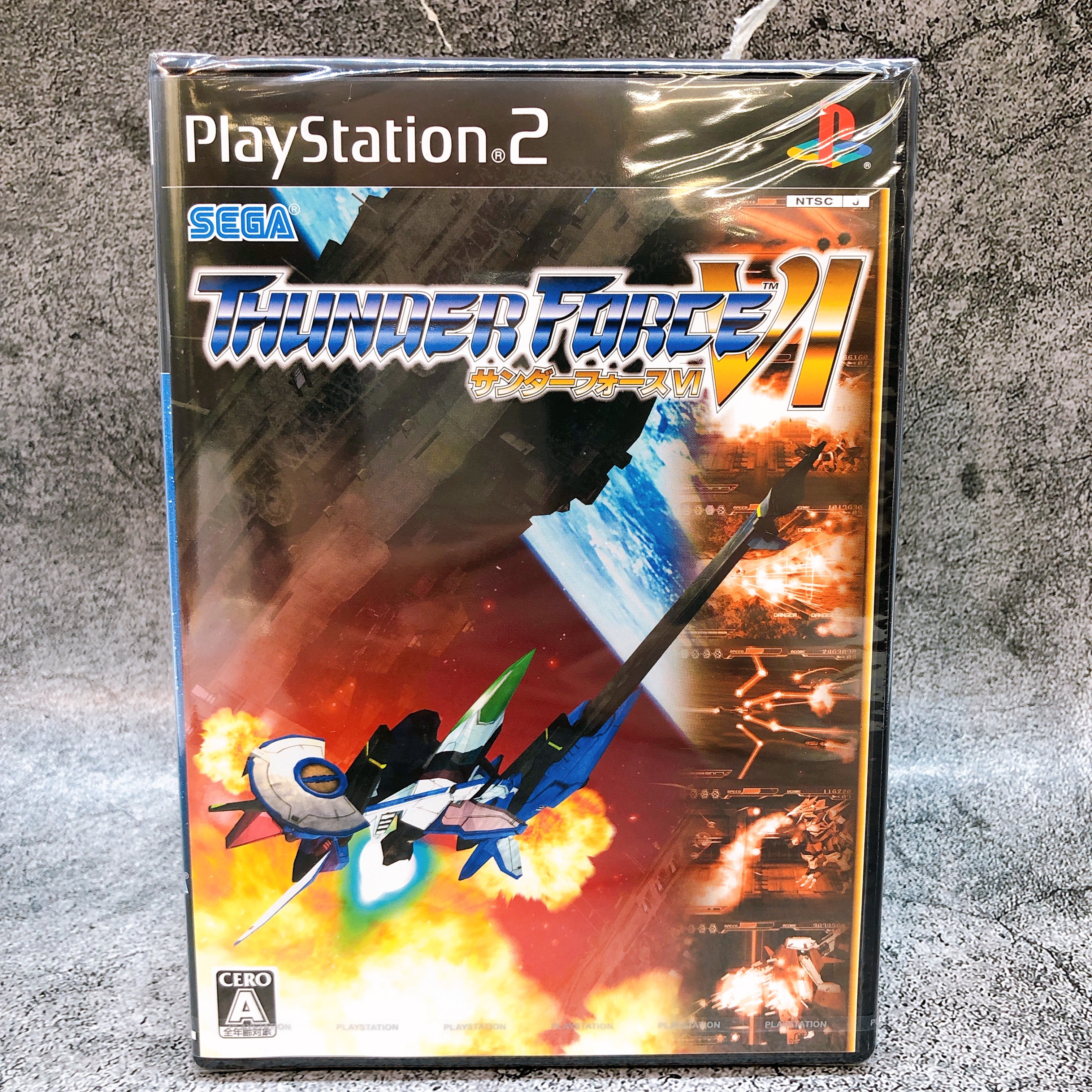 Playstation 2 Thunder Force VI 6 PS2 SEGA Japan Shooting Shooter Game Sealed New