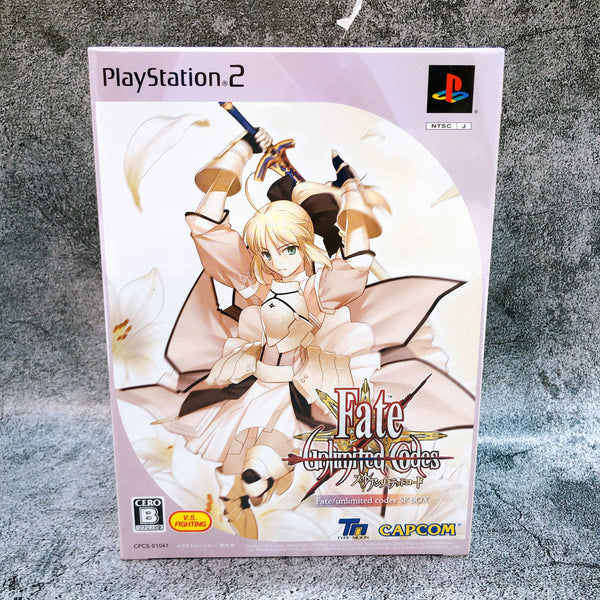 PS2 Fate Unlimited Codes SP-BOX Limited Saber Lily figma Figure Game S