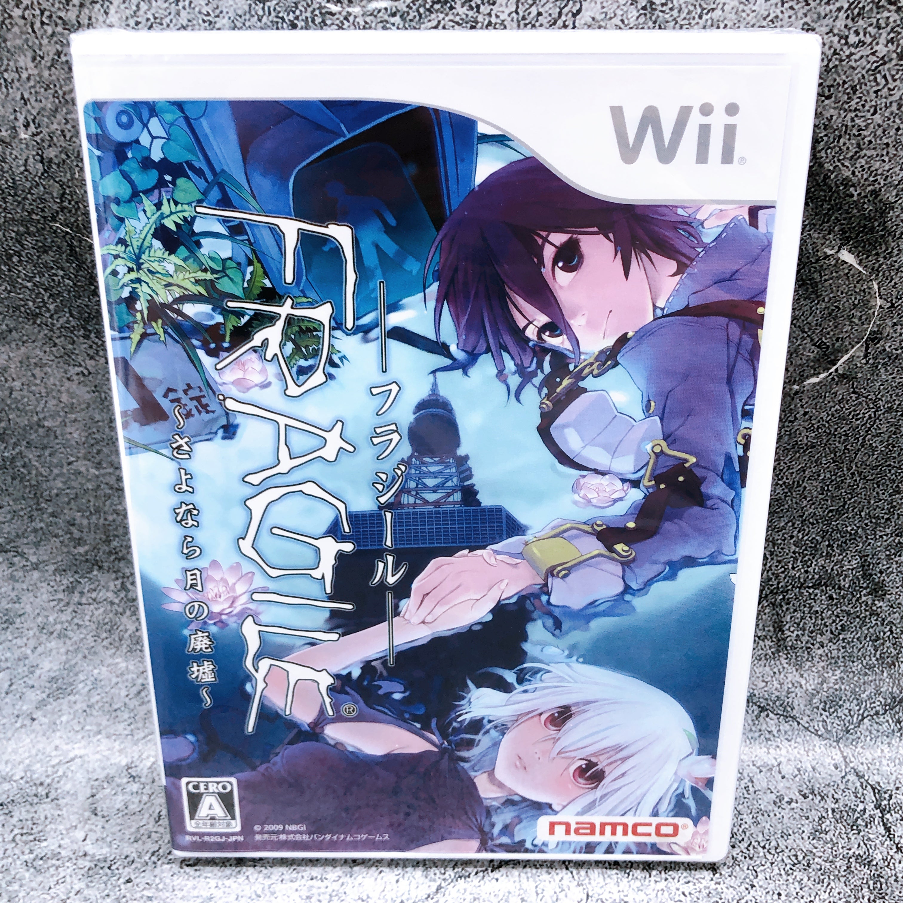 Nintendo Wii Fragile Sayonara Tsuki no Haikyo Bandai Namco Game + Soundtrack NEW