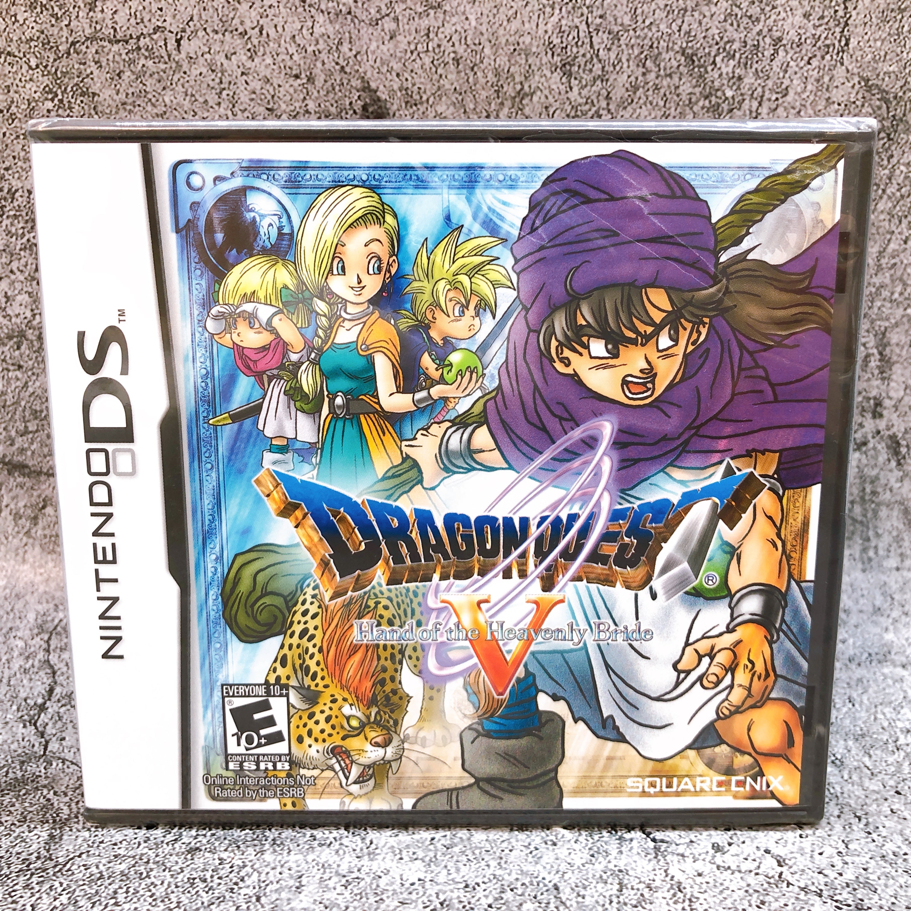 Nintendo DS Dragon Quest V Hand of the Heavenly Bride Square Enix Game AUTHENTIC
