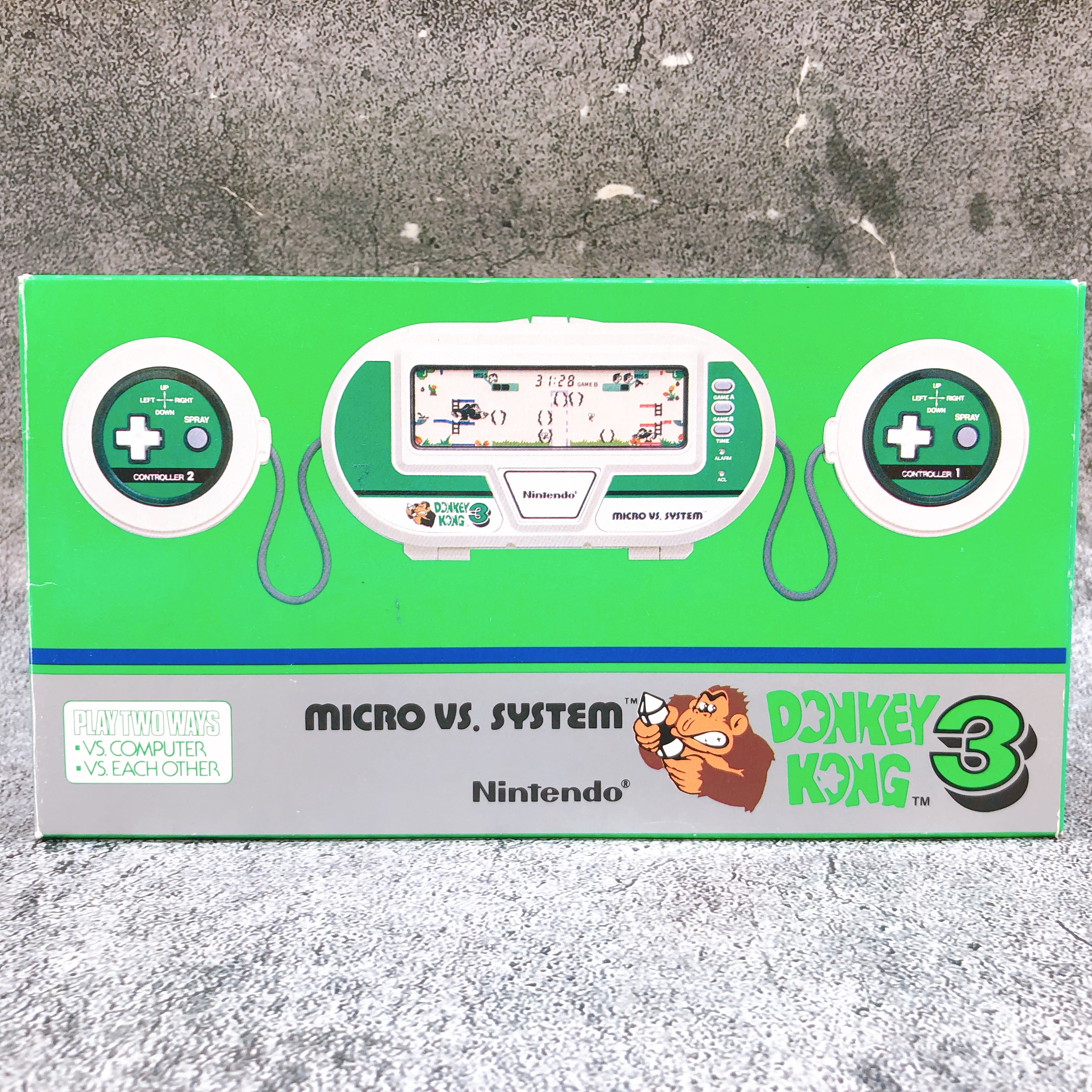 Nintendo Game & Watch DONKEY KONG 3 Micro VS System Game Console Tested FASTSHIP