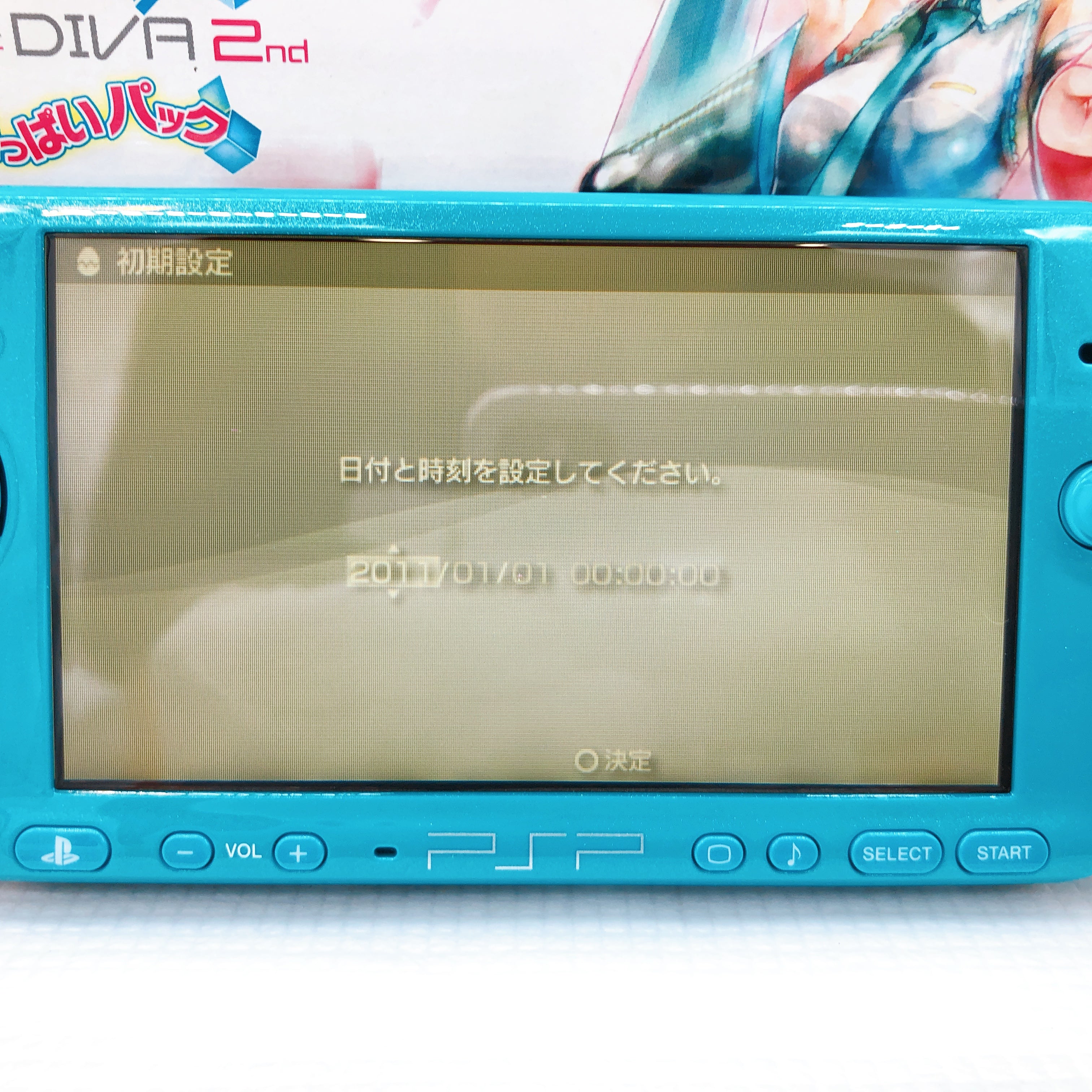 PSP 3000 Miku Hatsune Project DIVA 2nd full ippai pack Sega PlayStation in Stock