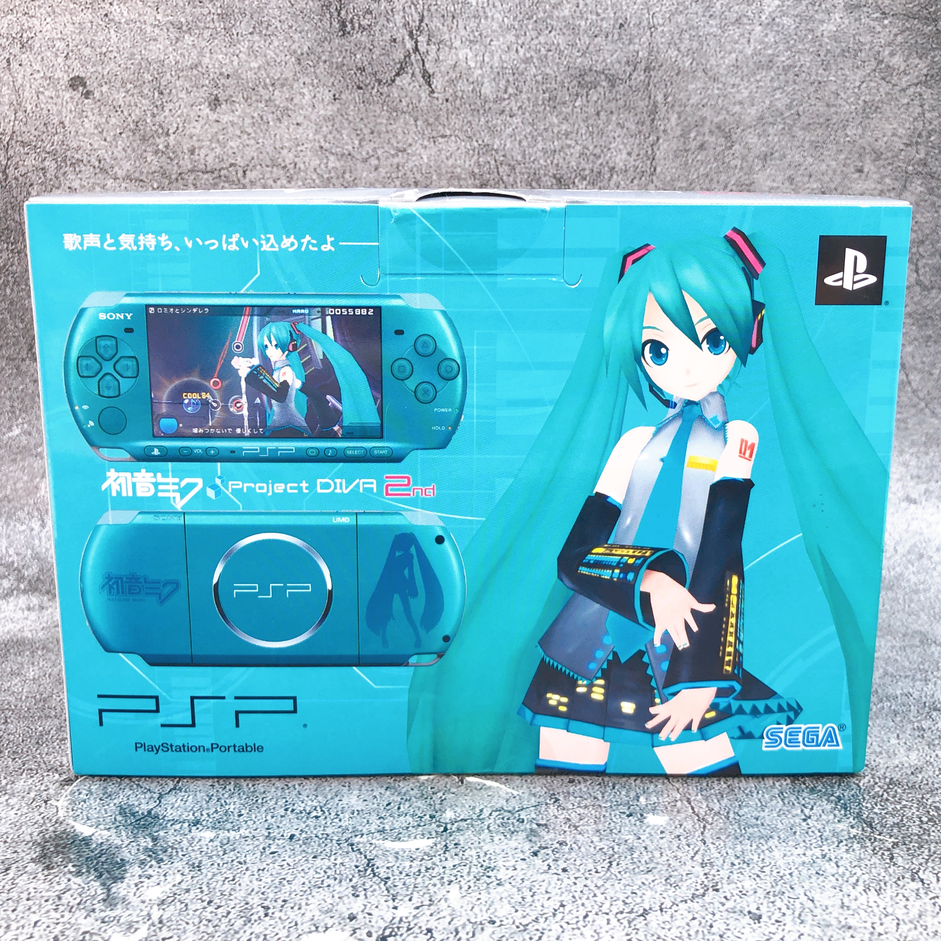 PSP 3000 Miku Hatsune Project DIVA 2nd full ippai pack Sega PlayStation in Stock