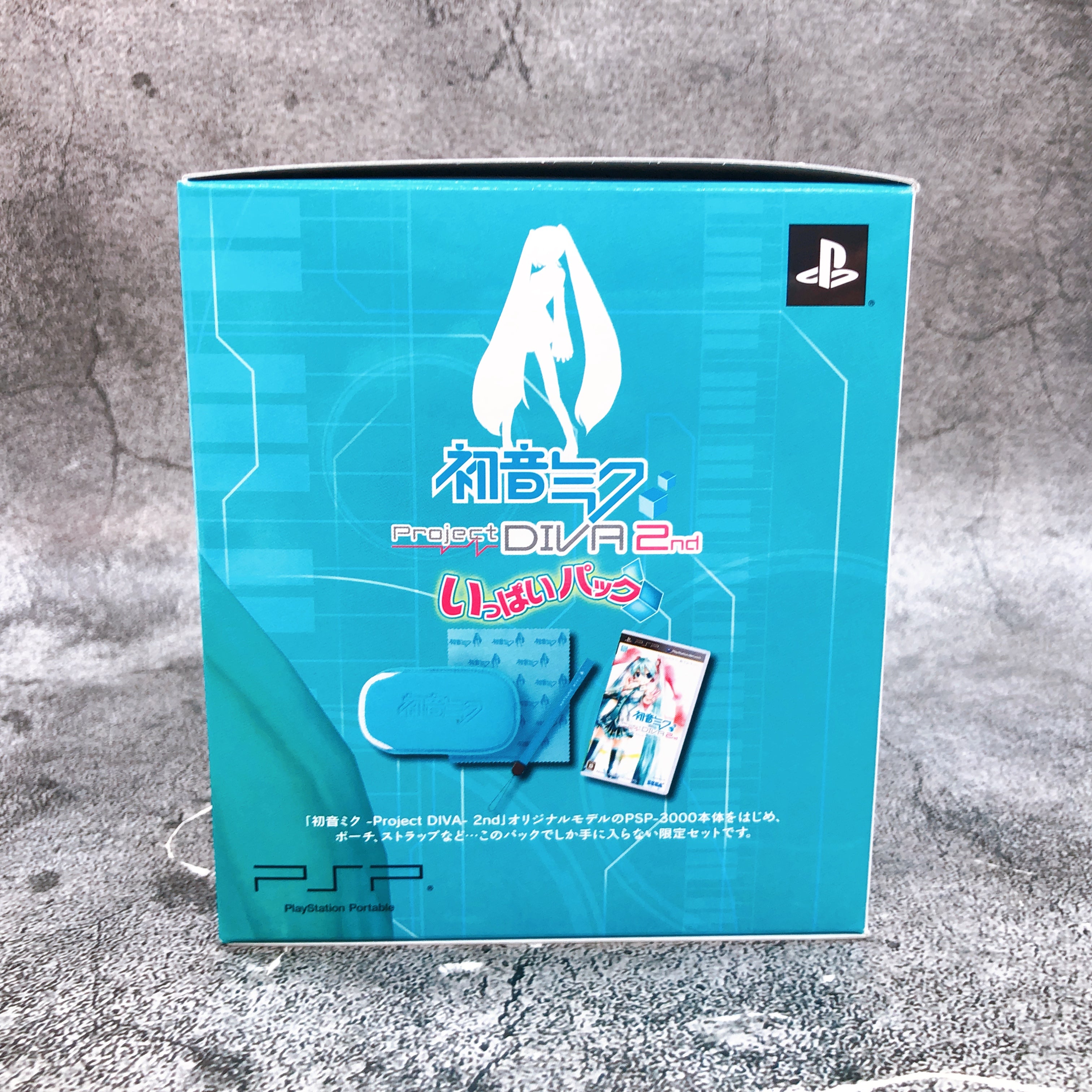 PSP 3000 Miku Hatsune Project DIVA 2nd full ippai pack Sega PlayStation in Stock