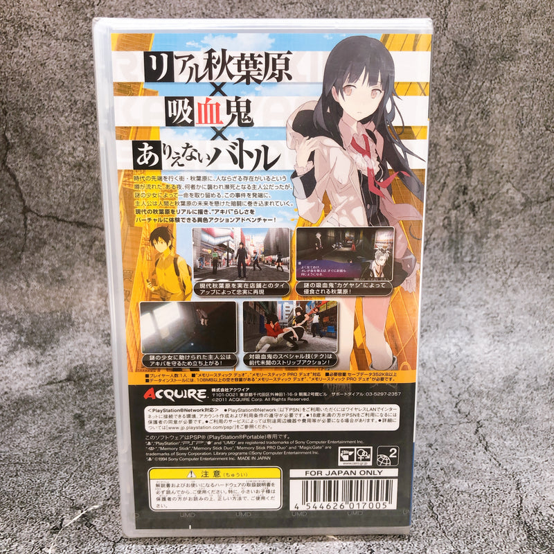 PSP Akiba's Trip ACQUIRE Japan PlayStation Portable Game Sealed New