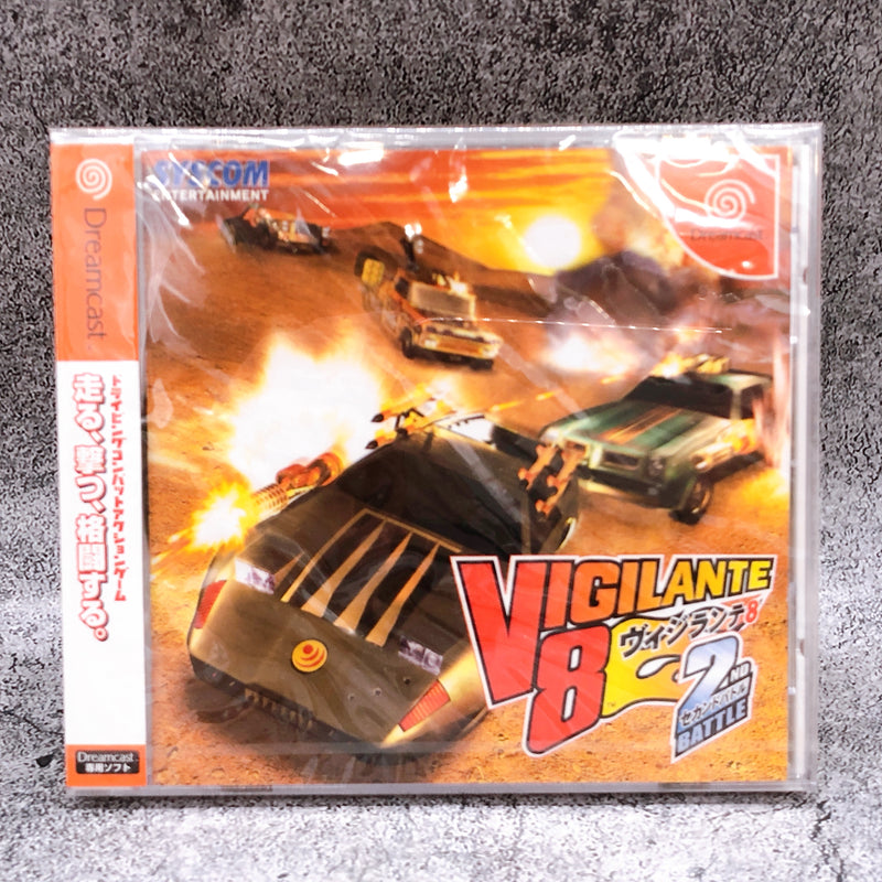 SEGA Dreamcast Vigilante 8 2nd Battle SYSCOM Japan Retro DC Game Sealed New