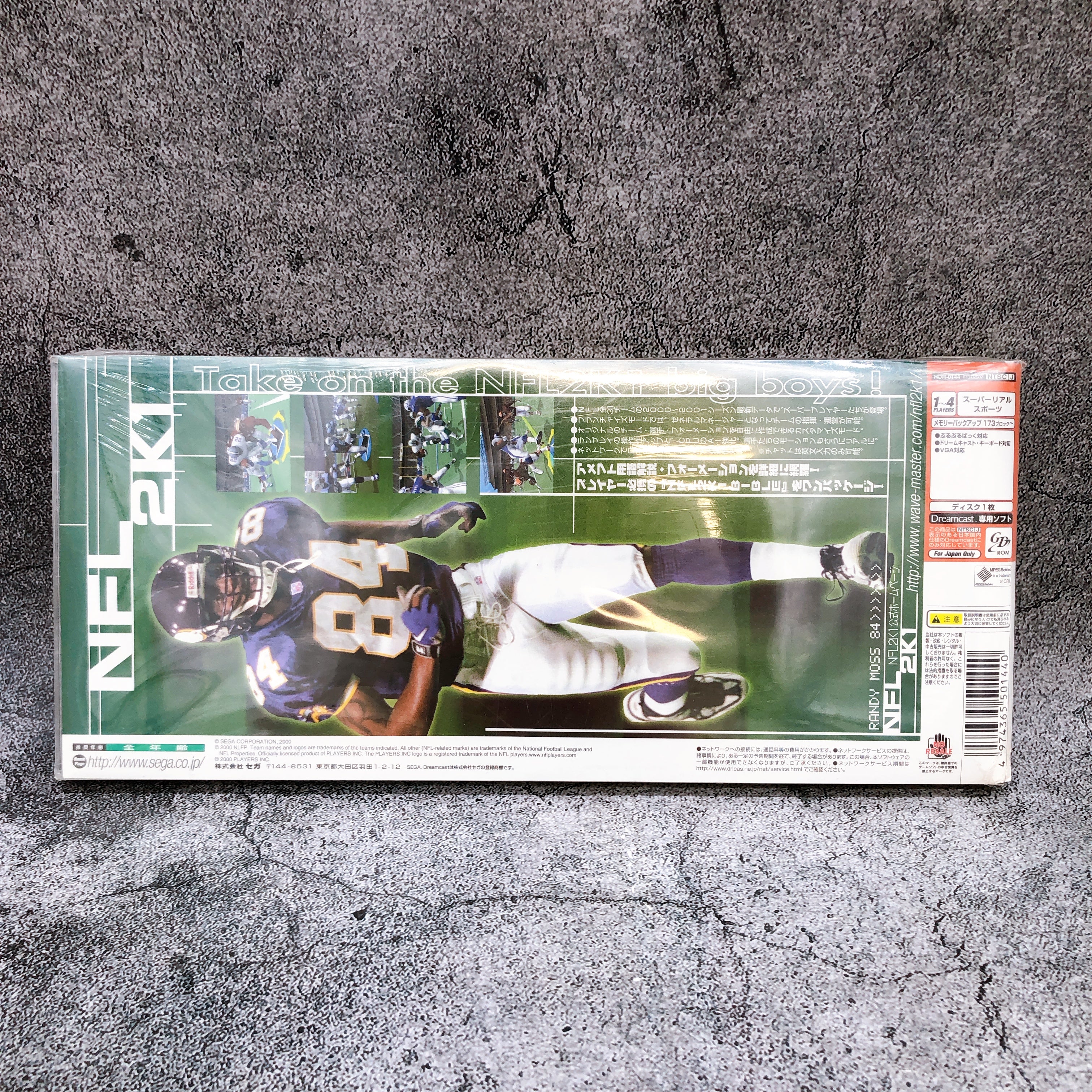 SEGA Dreamcast NFL2K1 Japan Retro DC Game Sealed New