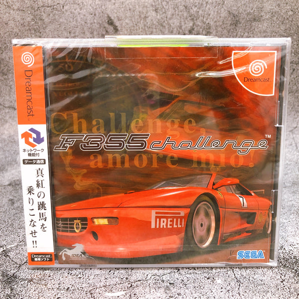 SEGA Dreamcast F355 Challenge Japan Ferrari Retro Racing DC Game Sealed New