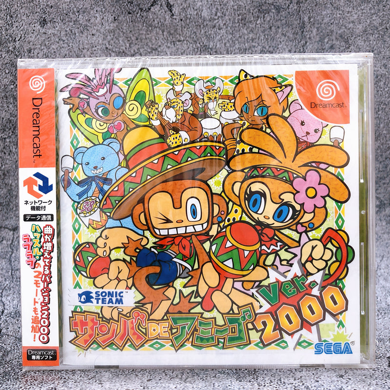 SEGA Dreamcast Samba de Amigo Ver. 2000 Japan Retro DC Game Sealed New