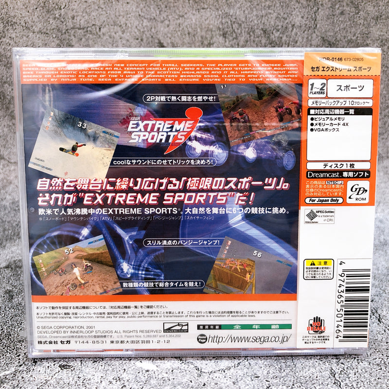 SEGA Dreamcast Sega Extreme Sports Japan Retro DC Game Sealed New