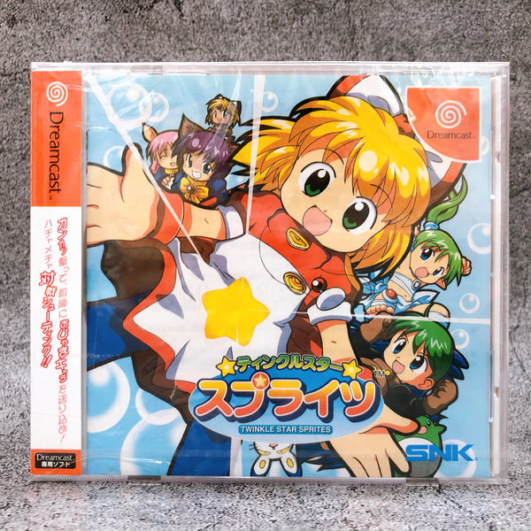 SEGA Dreamcast Twinkle Star Sprites SNK Japan Retro Shooting DC Game Sealed New