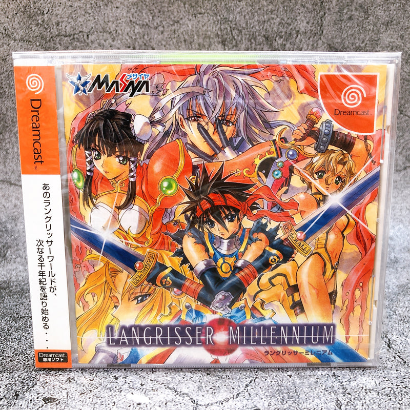 SEGA Dreamcast LANGRISSER MILLENNIUM Masaya Japan Retro DC Game Sealed New