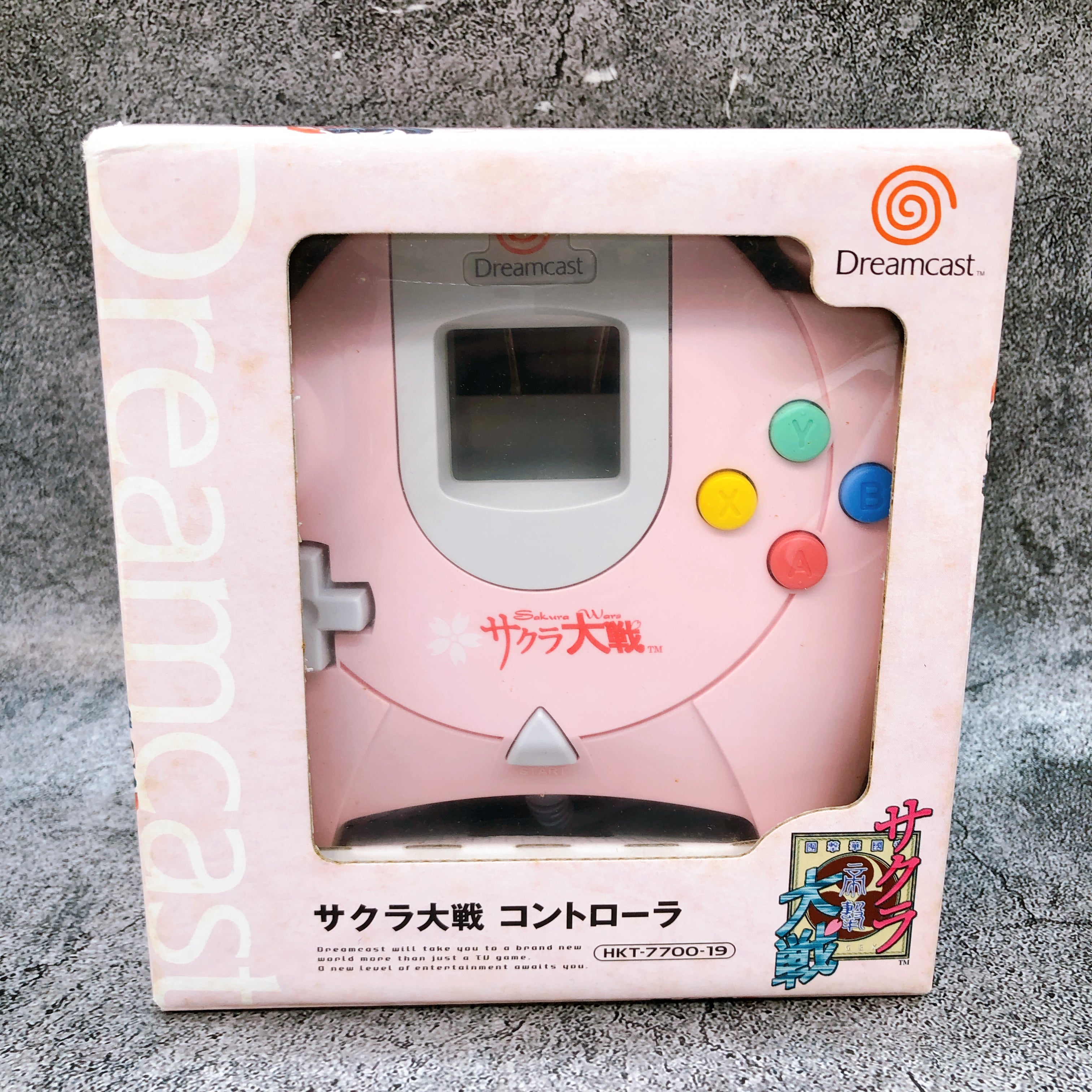 SEGA Dreamcast Controller Sakura Taisen Wars Pink ver. HKT-7700-19 Boxed Tested