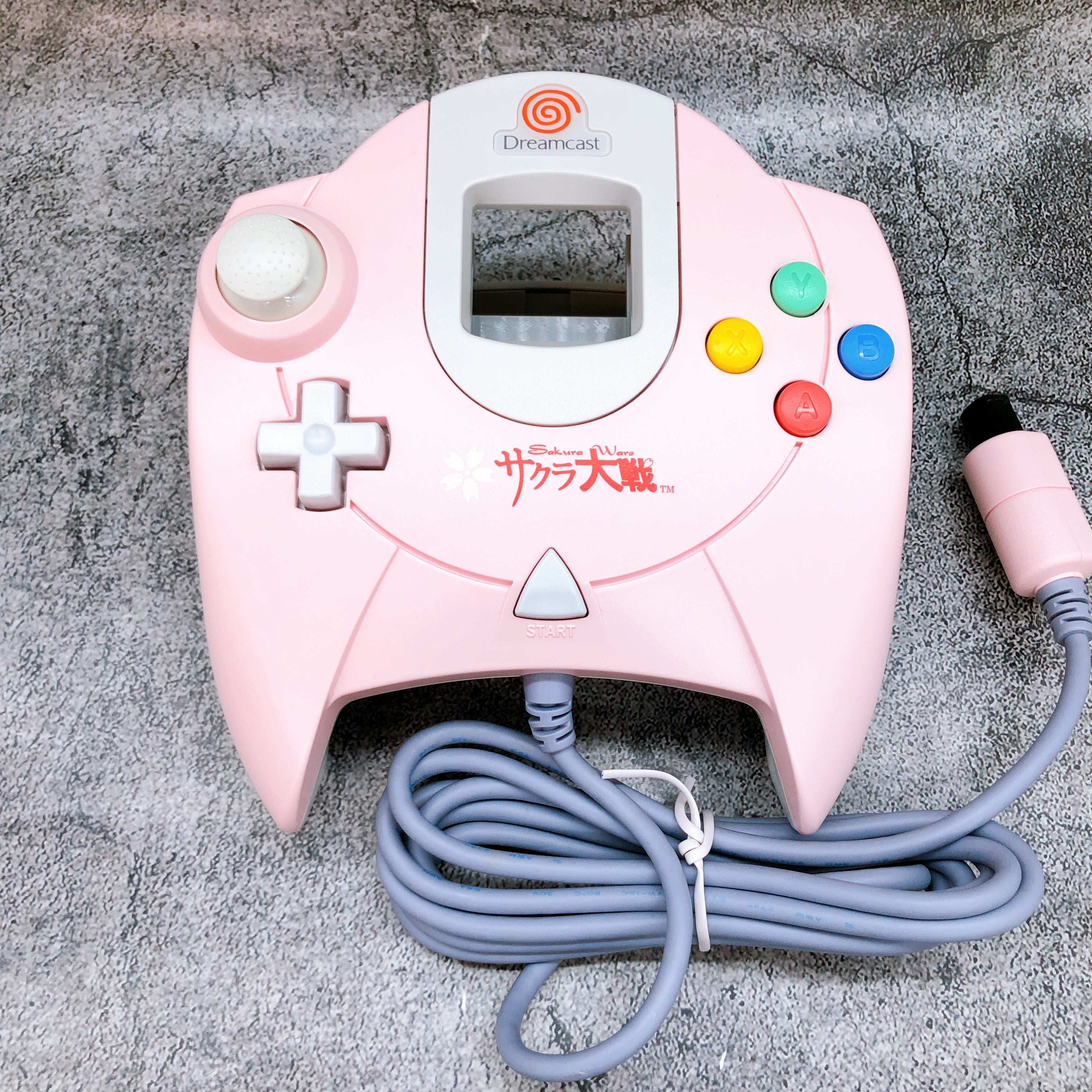 SEGA Dreamcast Controller Sakura Taisen Wars Pink ver. HKT-7700-19 Boxed Tested