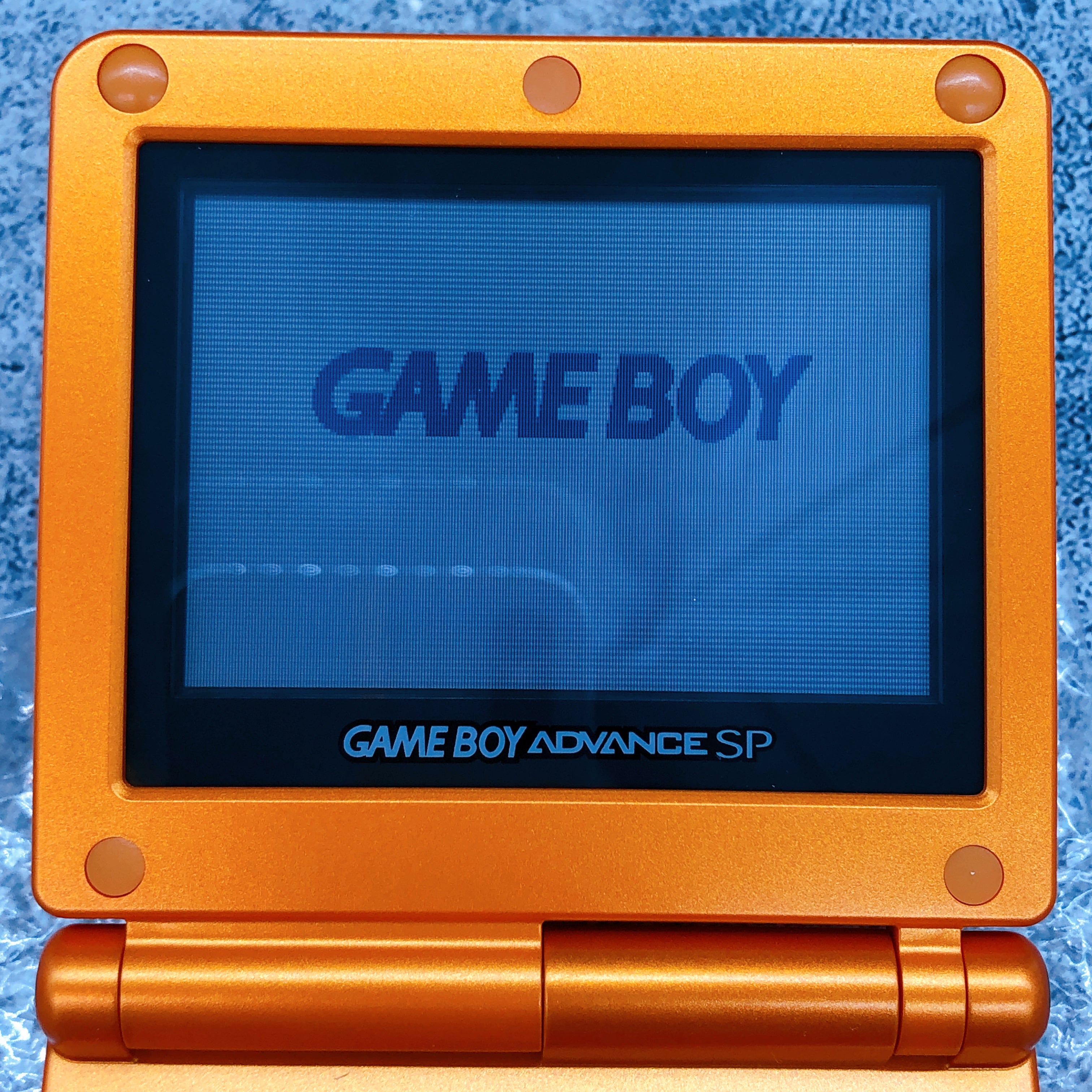 Nintendo GameBoy Advance SP Torchic Orange Achamo Pokemon Center Limited Console