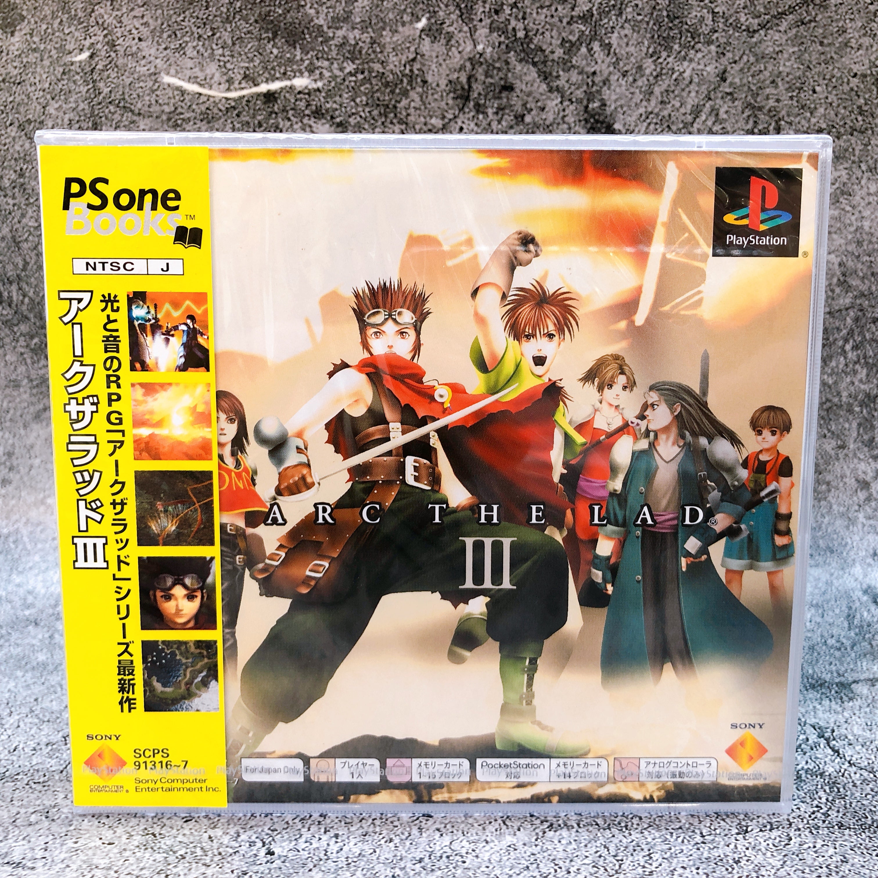 Playstation ARC THE LAD III 3 PS one Books PS1 Sony Game Sealed New