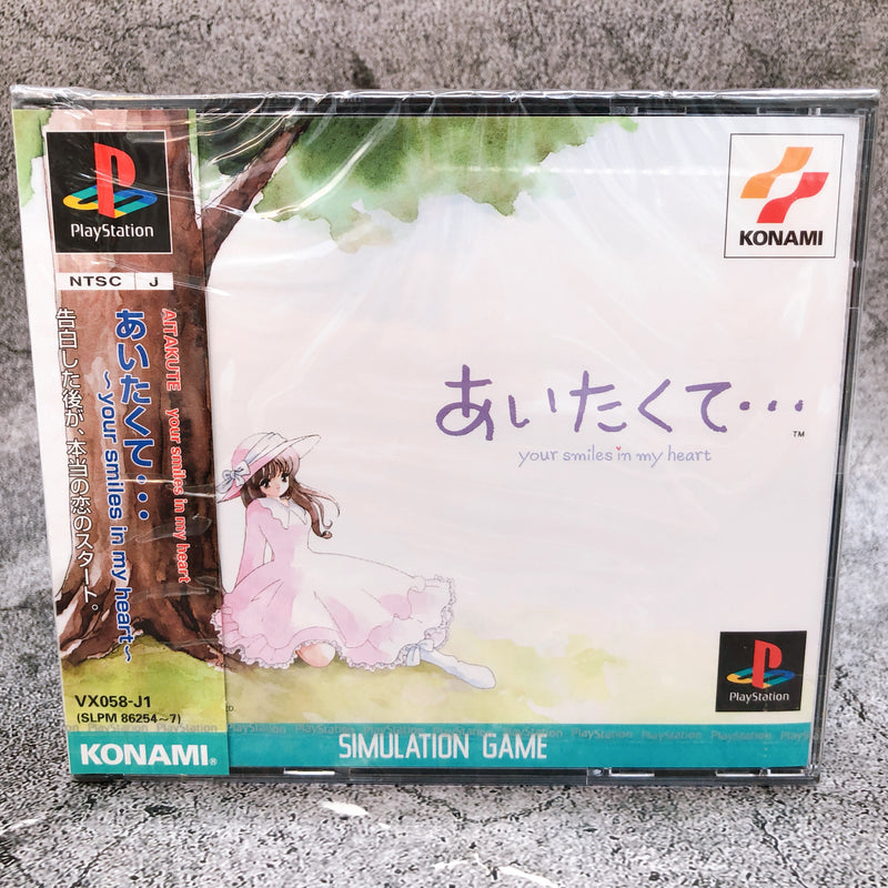 Playstation Aitakute your smiles in my heart PS1 KONAMI Japan Game Sealed New