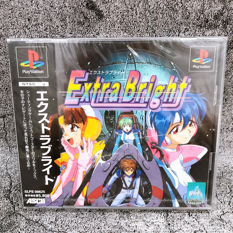 Playstation Extra Bright PS1 ASCII Japan Shooting Retro Game Sealed New