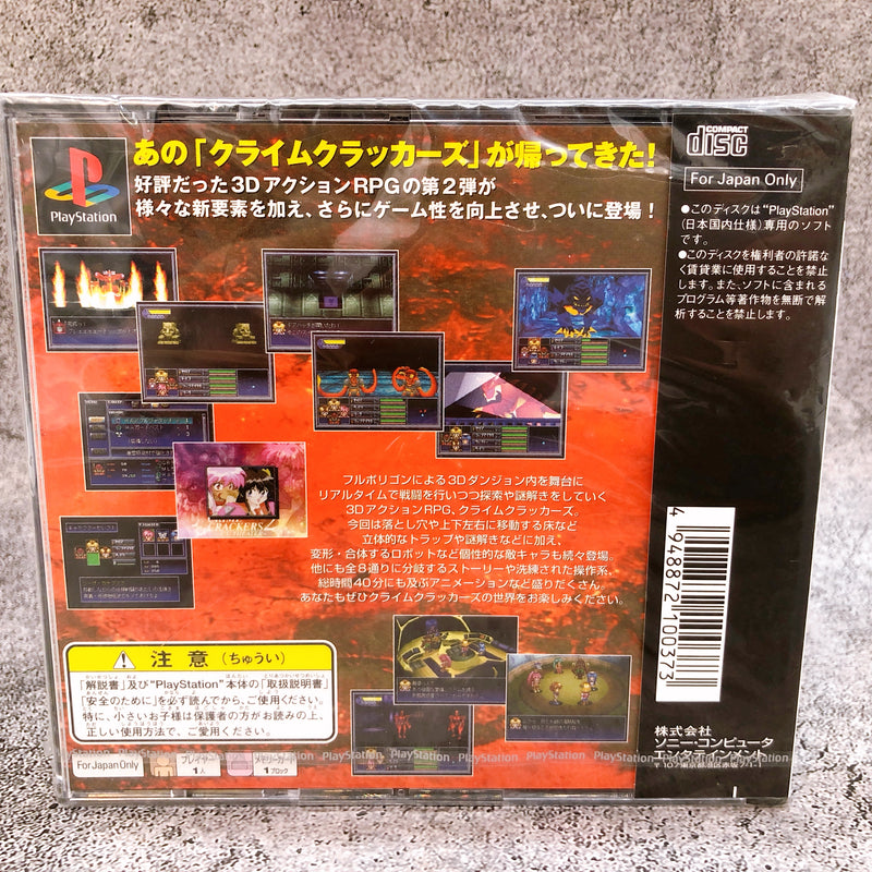 Playstation Crime Crackers 2 PS1 Sony Japan Game Sealed New