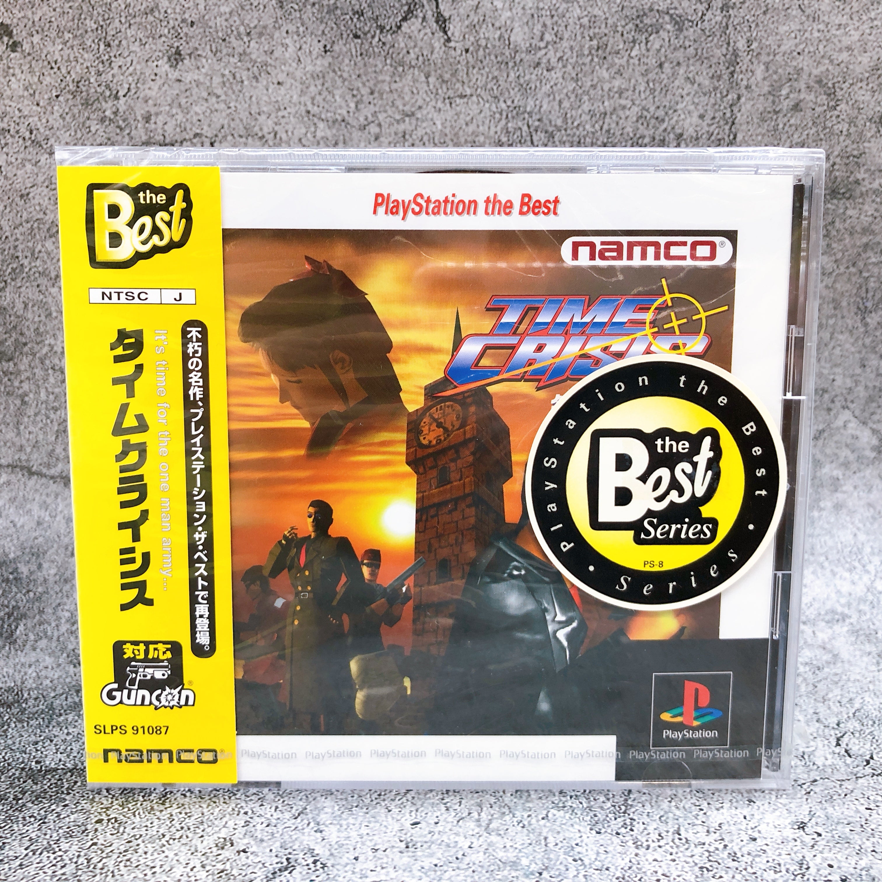 Playstation Time Crisis The Best PS1 Namco Action Shooting Japan Game Sealed New