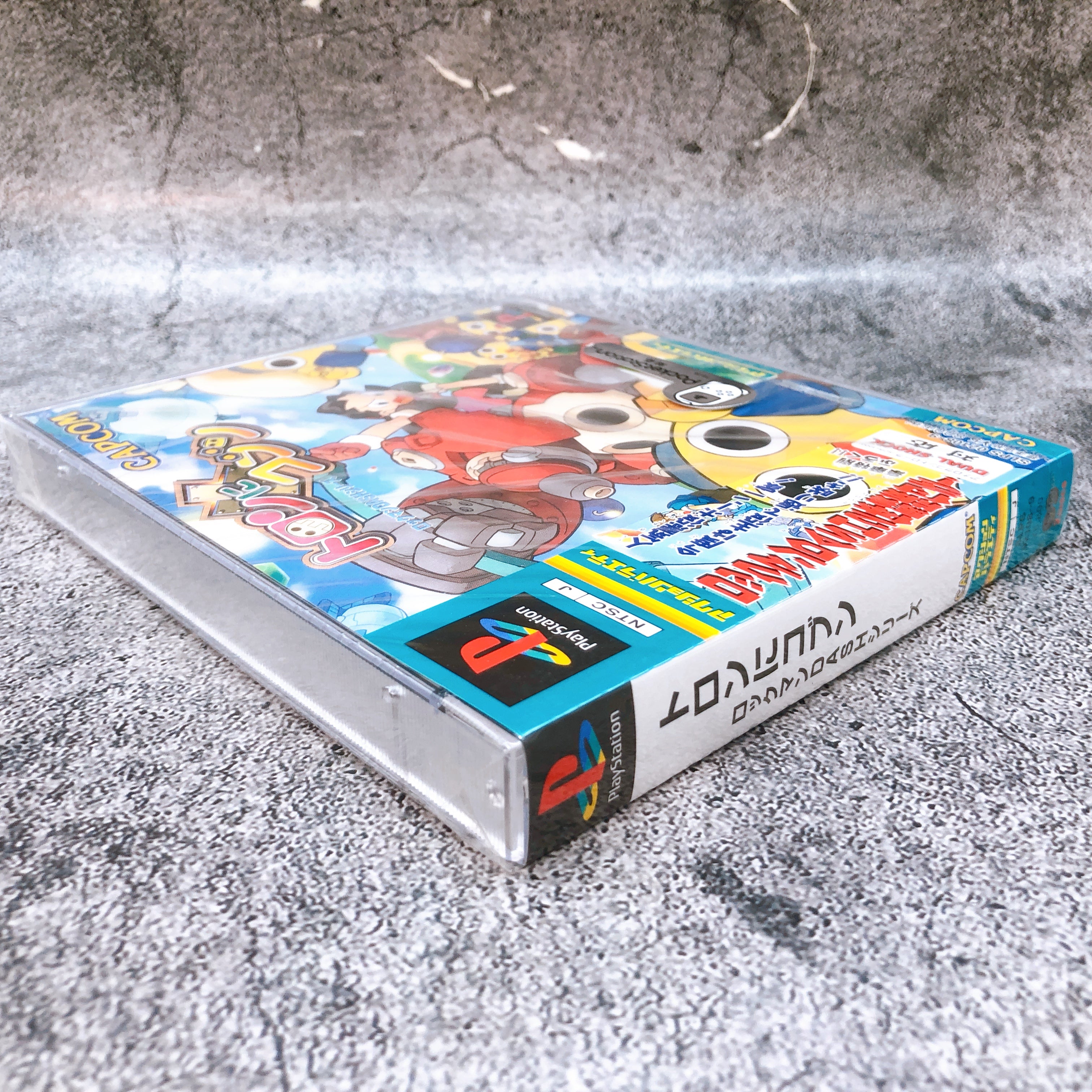 Playstation Tron ni Kobun Rockman Dash Mega Man PS1 Capcom Sony Game Sealed New