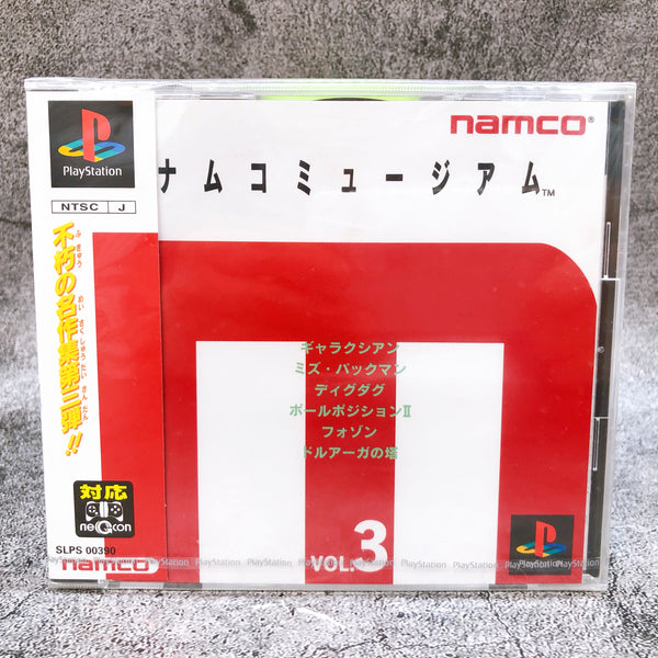 Playstation Namco Museum Vol. 3 PS1 Sony Japan Game Sealed New