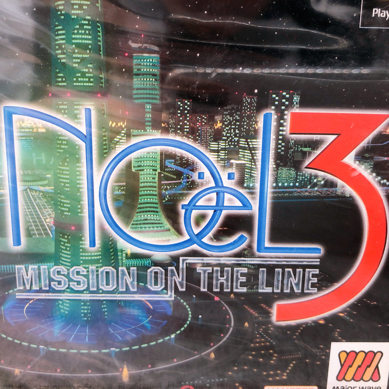 Playstation NOeL 3 Mission on the Line 2500 PS1 Major Wave Japan Game Sealed New