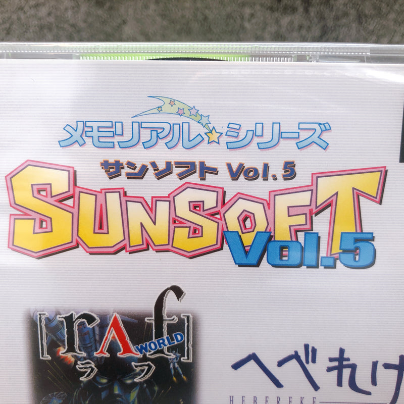 Playstation Memorial Series Sunsoft Vol.5 Raf World Hebereke PS1 Game Sealed New